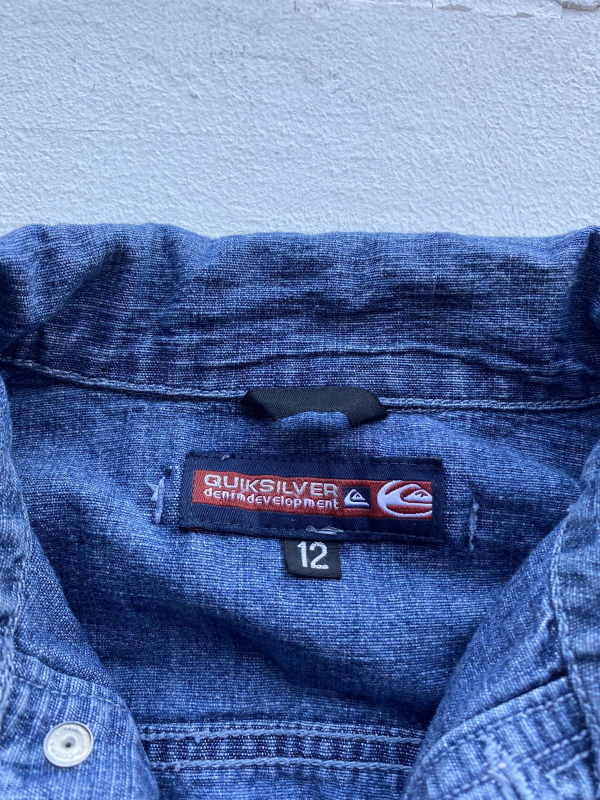 Quiksilver 🔥90s Quiksilver Vntg Rare Surf Archive Denim Jacket y2k Size M / US 6-8 / IT 42-44 - 7 Thumbnail