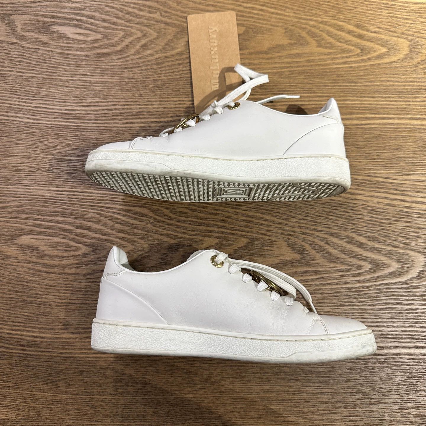 Louis Vuitton Louis Vuitton Frontrow Gold Label Sneakers Women's 34 Size US 4.5 / IT 34.5 - 4 Thumbnail