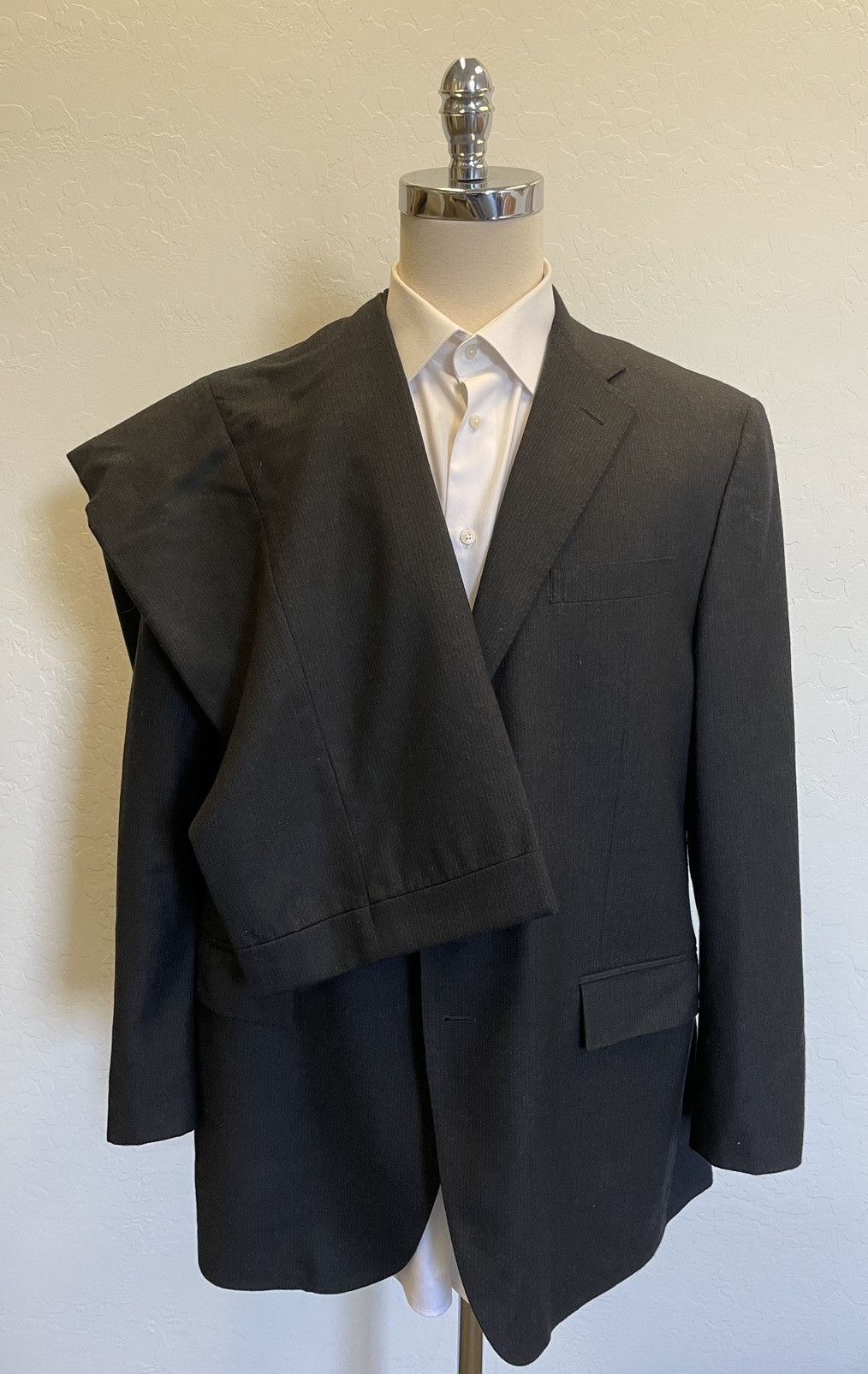 Polo Ralph Lauren Subtle Stripe Wool Suit Size 46R - 1 Thumbnail