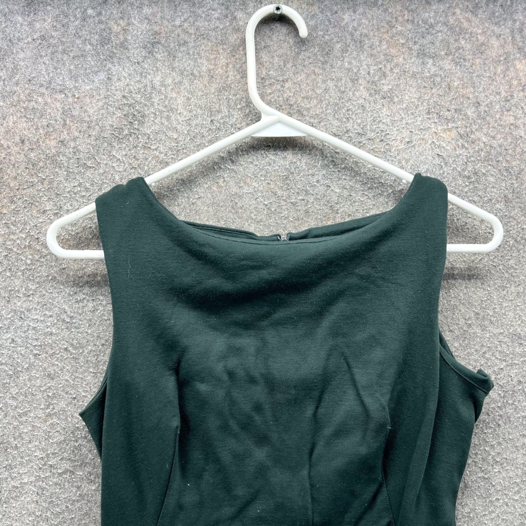 M.M.LaFleur MM.LaFleur Dress Womens 8 Green Sleeveless Boat Neck Sheath Knee Length Office Women Size M / US 6-8 / IT 42-44 - 7 Thumbnail