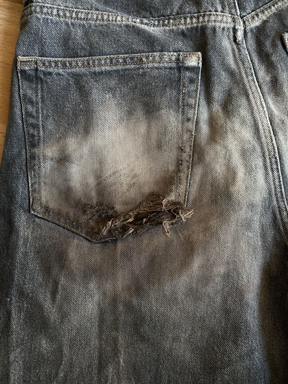 Vintage TDWS Weekday Destroyed Baggy Denim Size US 29 - 8 Thumbnail
