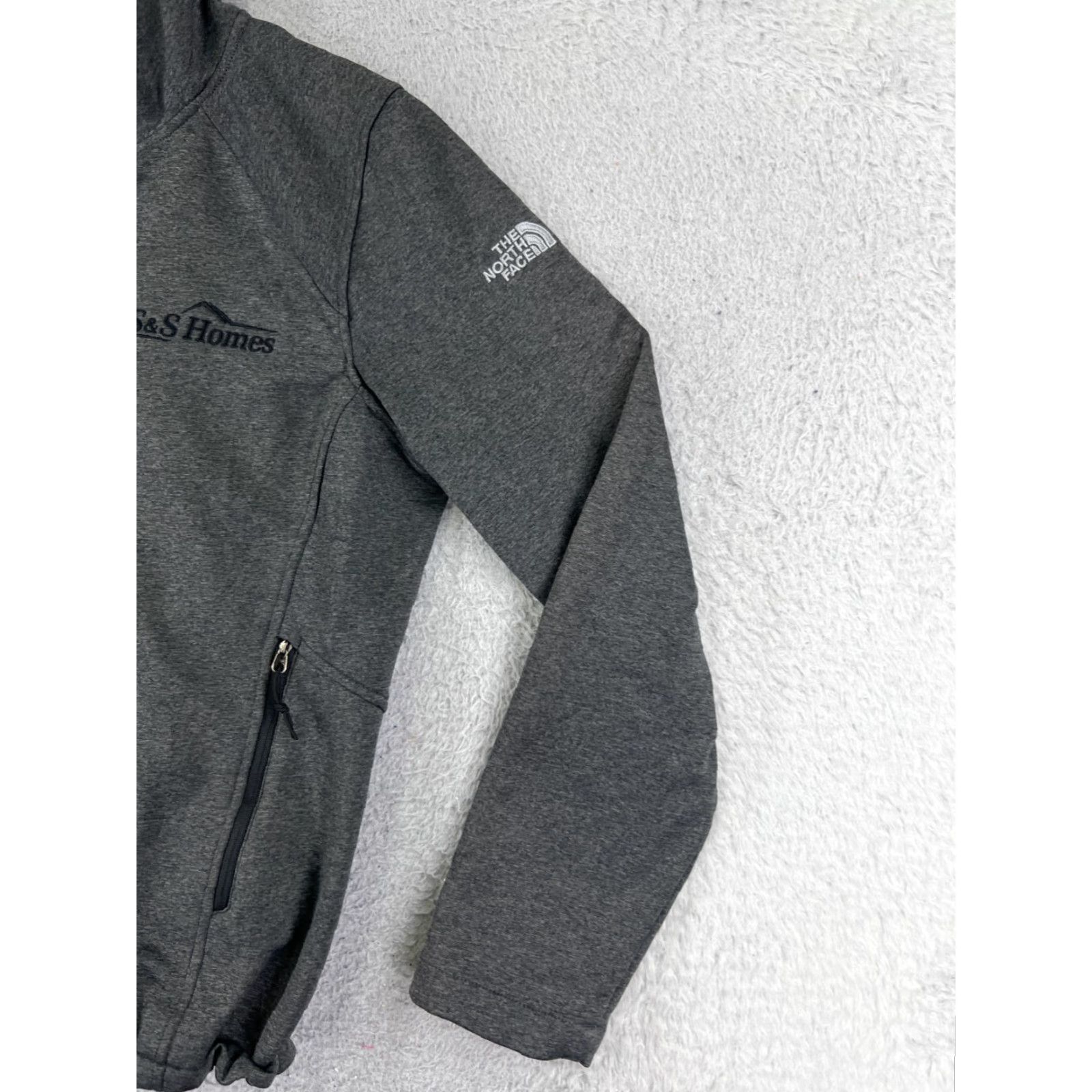 The North Face The North Face Jacket Women L Gray Zip Mock Neck Polyester Fleece Cozy Warm Size L / US 10 / IT 46 - 6 Thumbnail