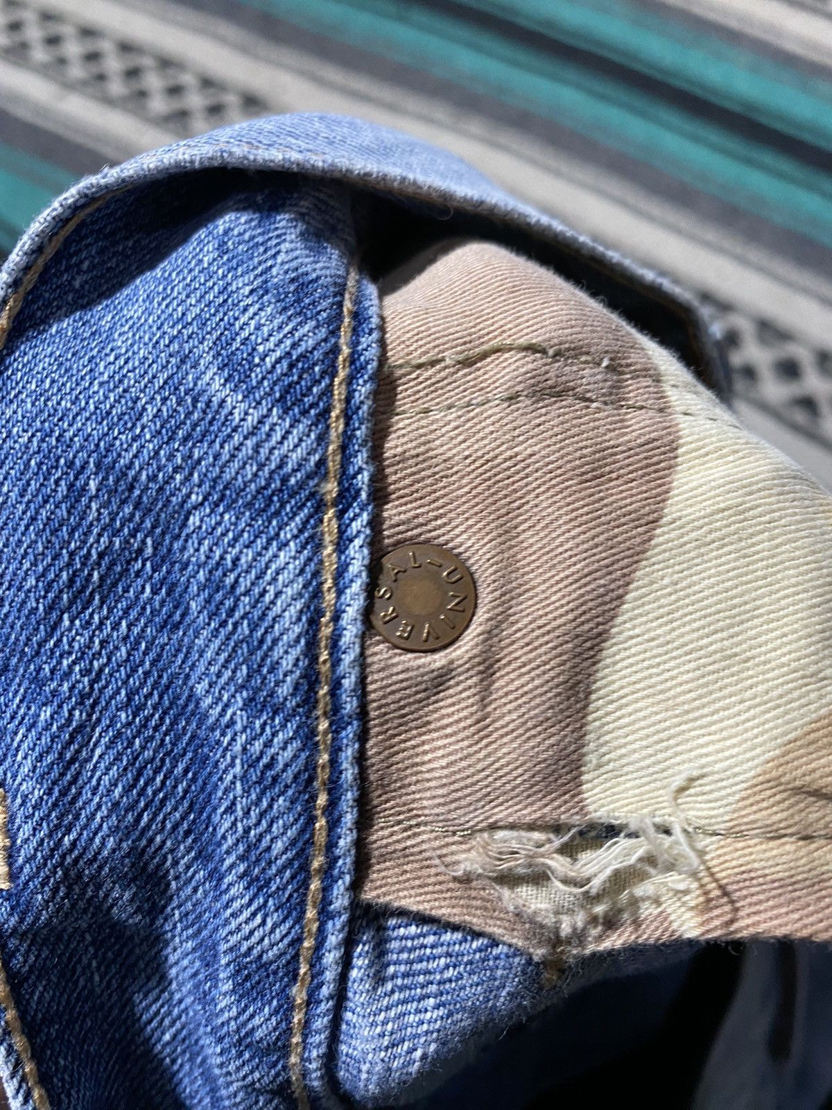 Bape Bape Damage Denim Size 32" / US 10 / IT 46 - 7 Thumbnail