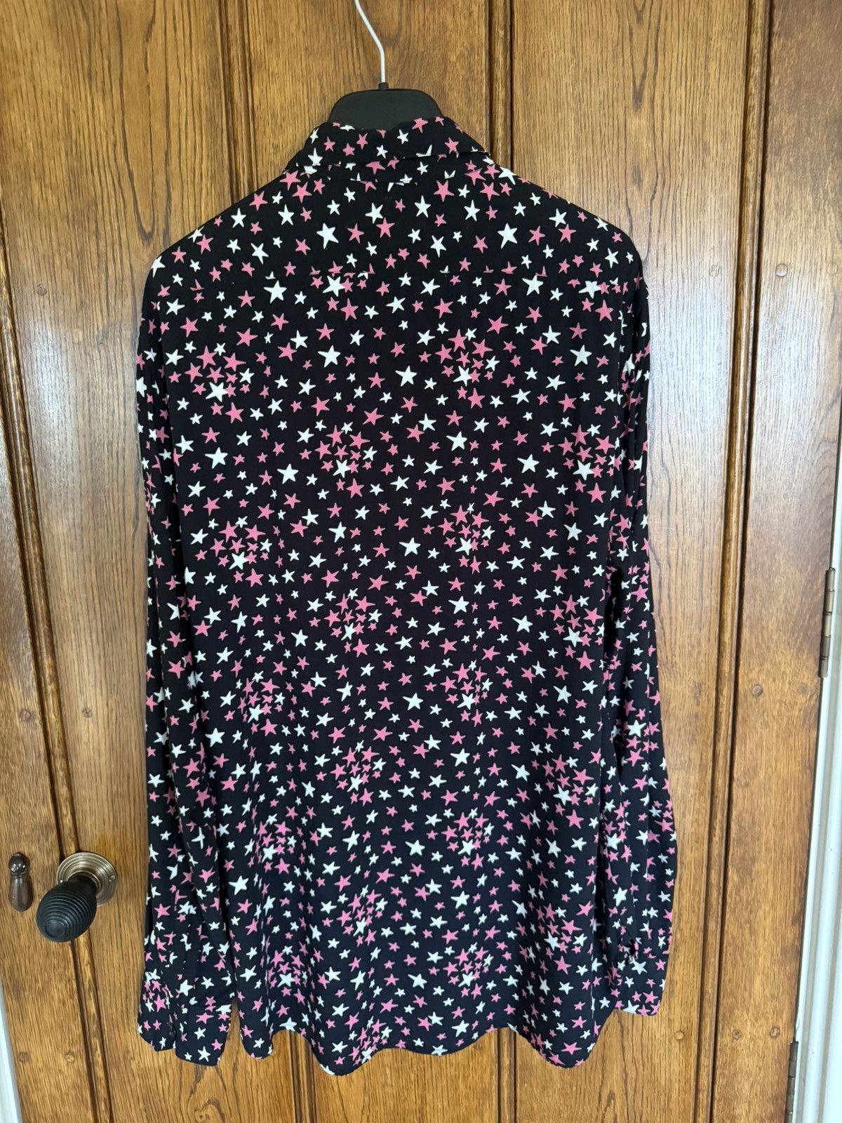 Saint Laurent Paris FW16 Saint Laurent star shirt black pink white Hedi Slimane Size US L / EU 52-54 / 3 - 15 Thumbnail