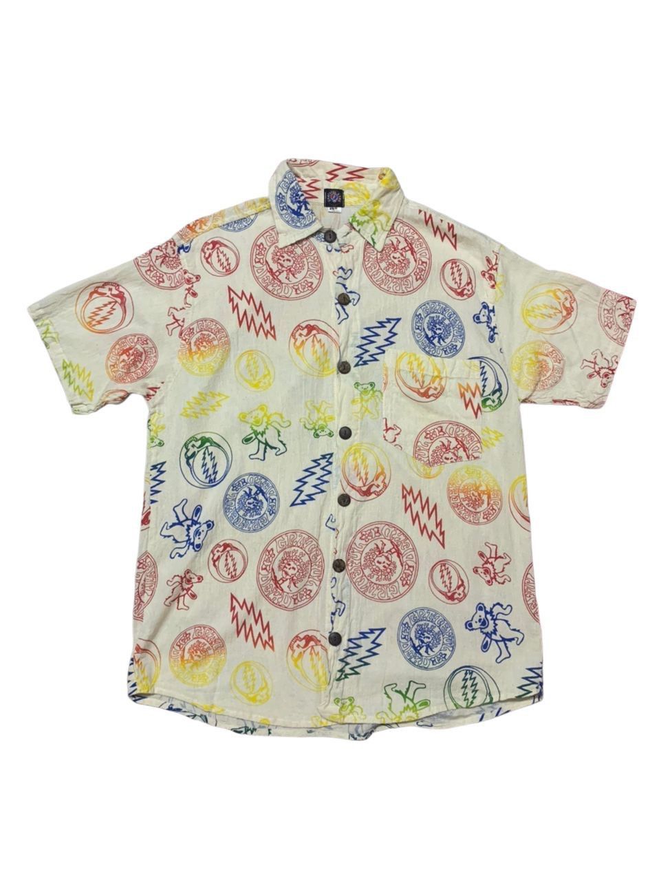 Band Tees Grateful Dead Linen Hawaiian Shirt Size US M / EU 48-50 / 2 - 1 Thumbnail