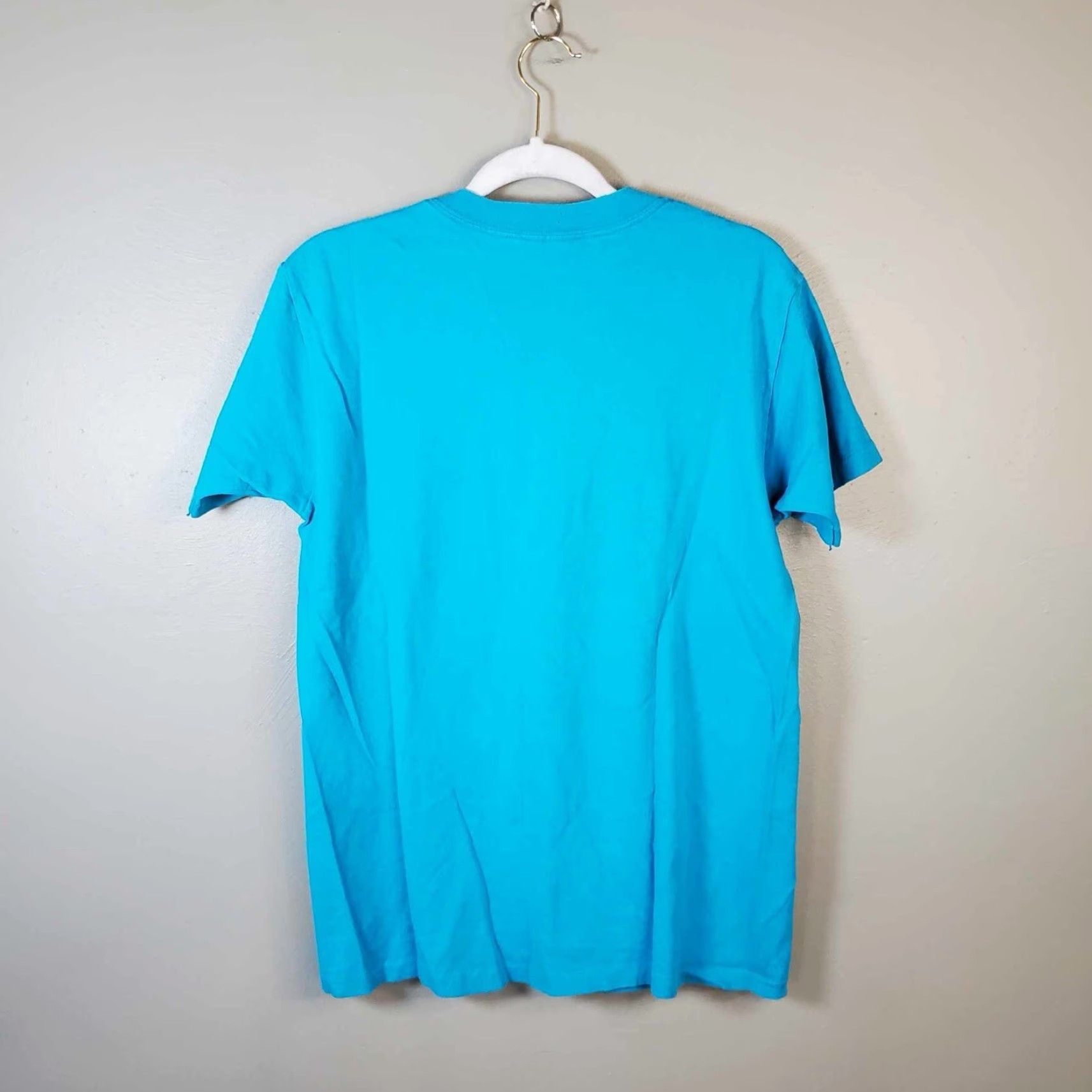 Vintage VINTAGE Popeye Pocket T Shirt Embroidered Single Stitch Medium M Blue Men's T-Shirt Short Sleeve Size US M / EU 48-50 / 2 - 7 Thumbnail