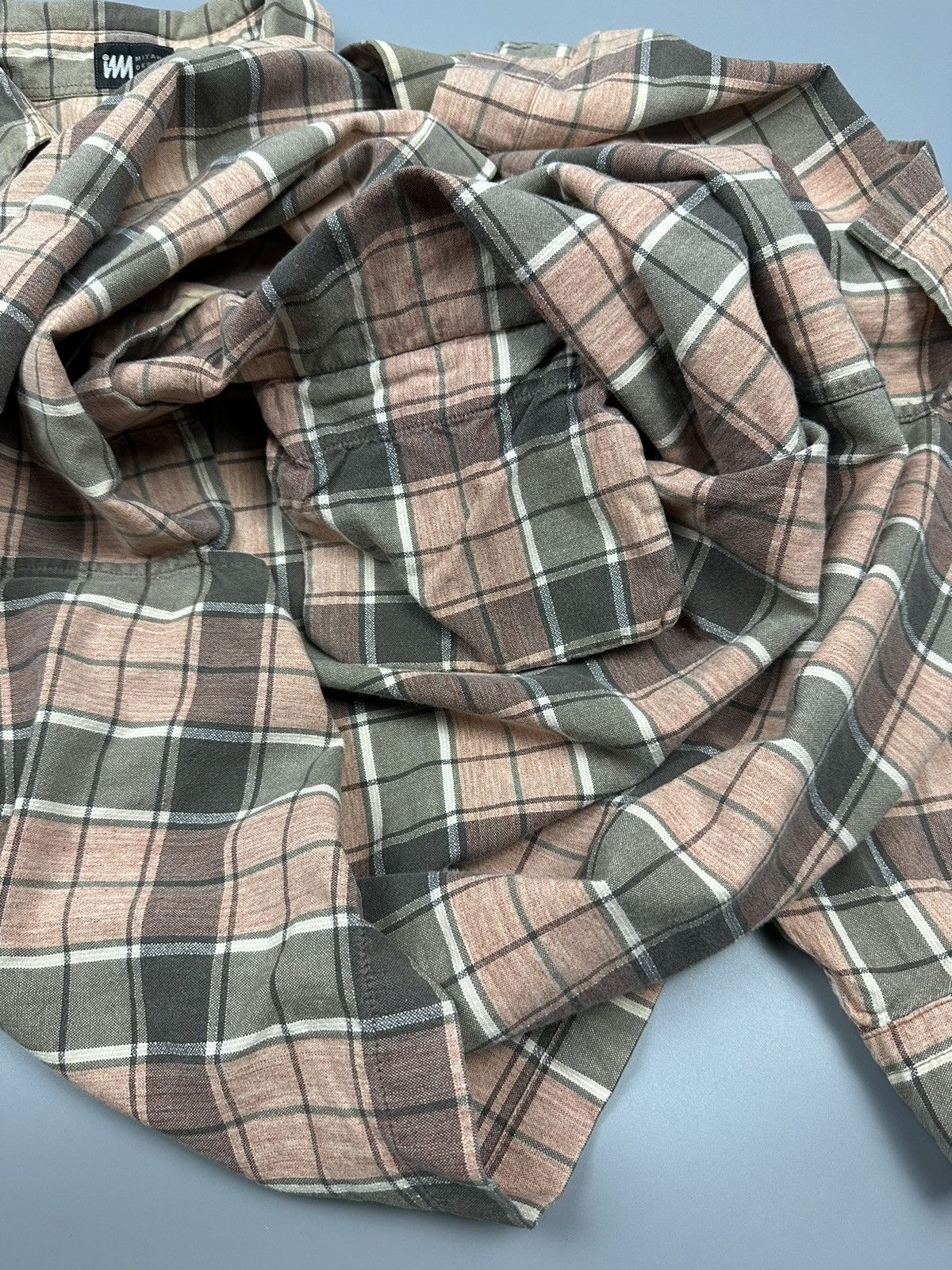Issey Miyake × Japanese Brand Vintage Issey Miyake Checkered Design Studio Size US M / EU 48-50 / 2 - 9 Thumbnail