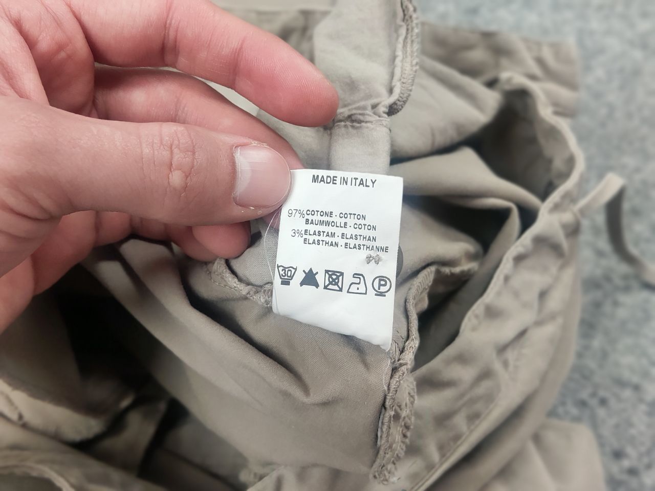Transit Uomo Transit Par Such Ankle Cargo Pants Italy Design Vintage Size 31" - 17 Thumbnail