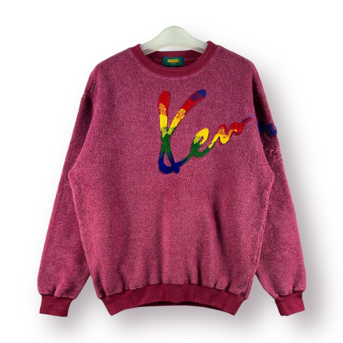 Designer × Kenzo × Vintage 🔥 Vintage KENZO GOLF spellout logo Sweatshirt Size US S / EU 44-46 / 1 - 1 Thumbnail