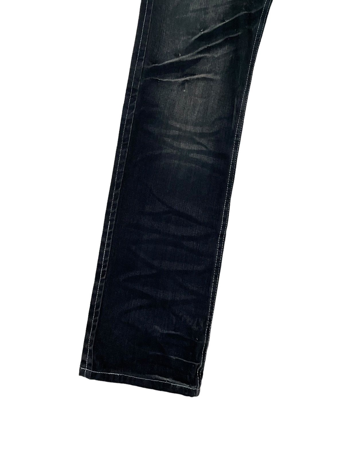If Six Was Nine × LOWBOX × Le Grande Bleu (L.G.B.) Vintage Brand Lowbox Jeans 1990s Size US 30 / EU 46 - 11 Thumbnail