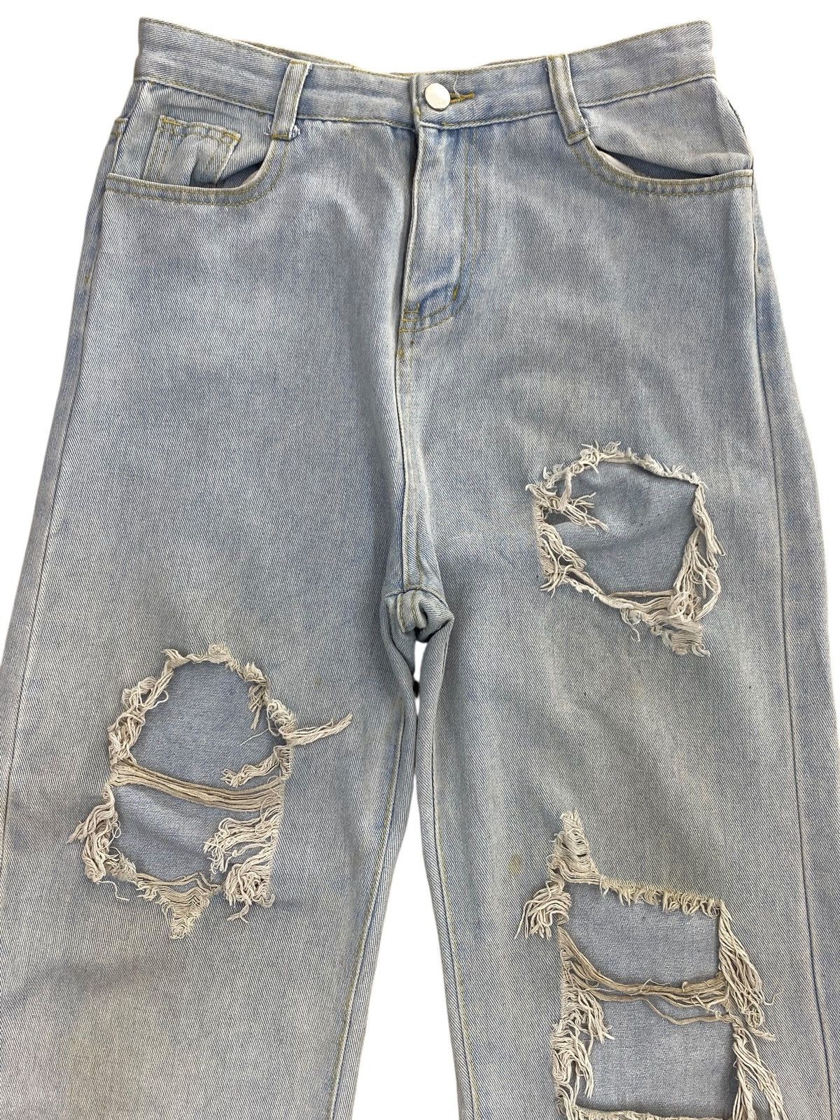 Japanese Brand Japanese Brand Distressed Style Light Jeans Size US 28 / EU 44 - 2 Thumbnail