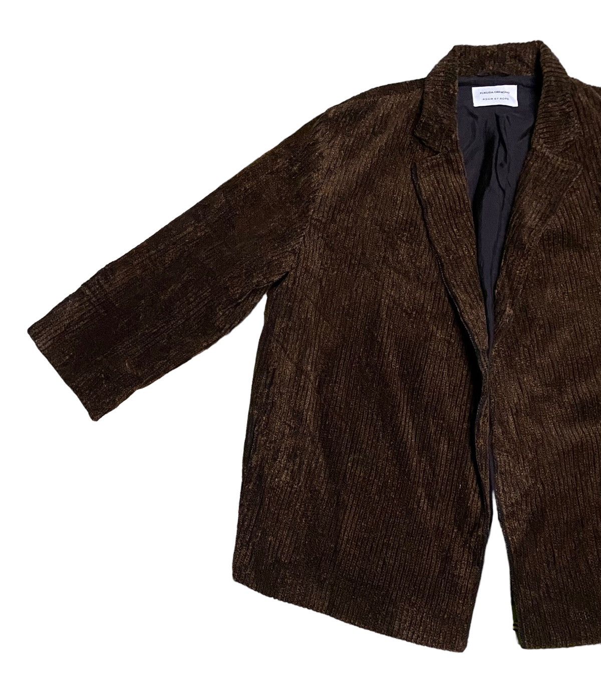 ADAM ET ROPE × Japanese Brand Adam Et Rope Velvet Blazer Winter Size 40L - 3 Thumbnail