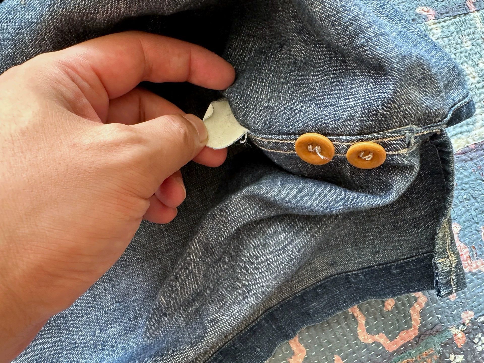 RRL Ralph Lauren rrl vintage distressed washed pullover shirt M Size US M / EU 48-50 / 2 - 6 Thumbnail