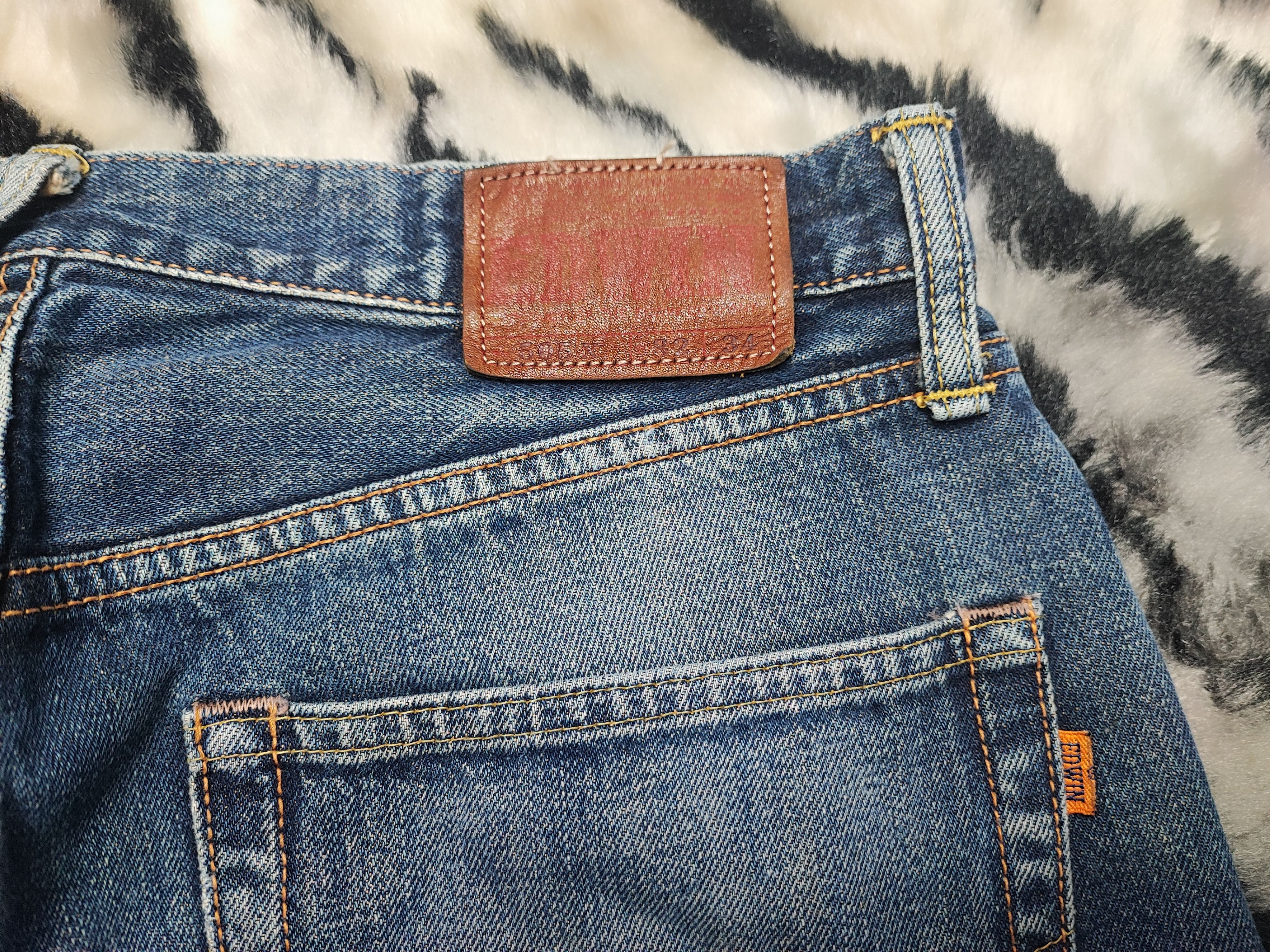Japanese Brand Vintage Edwin Selvedge 505x Denim Jean Size US 30 / EU 46 - 13 Thumbnail