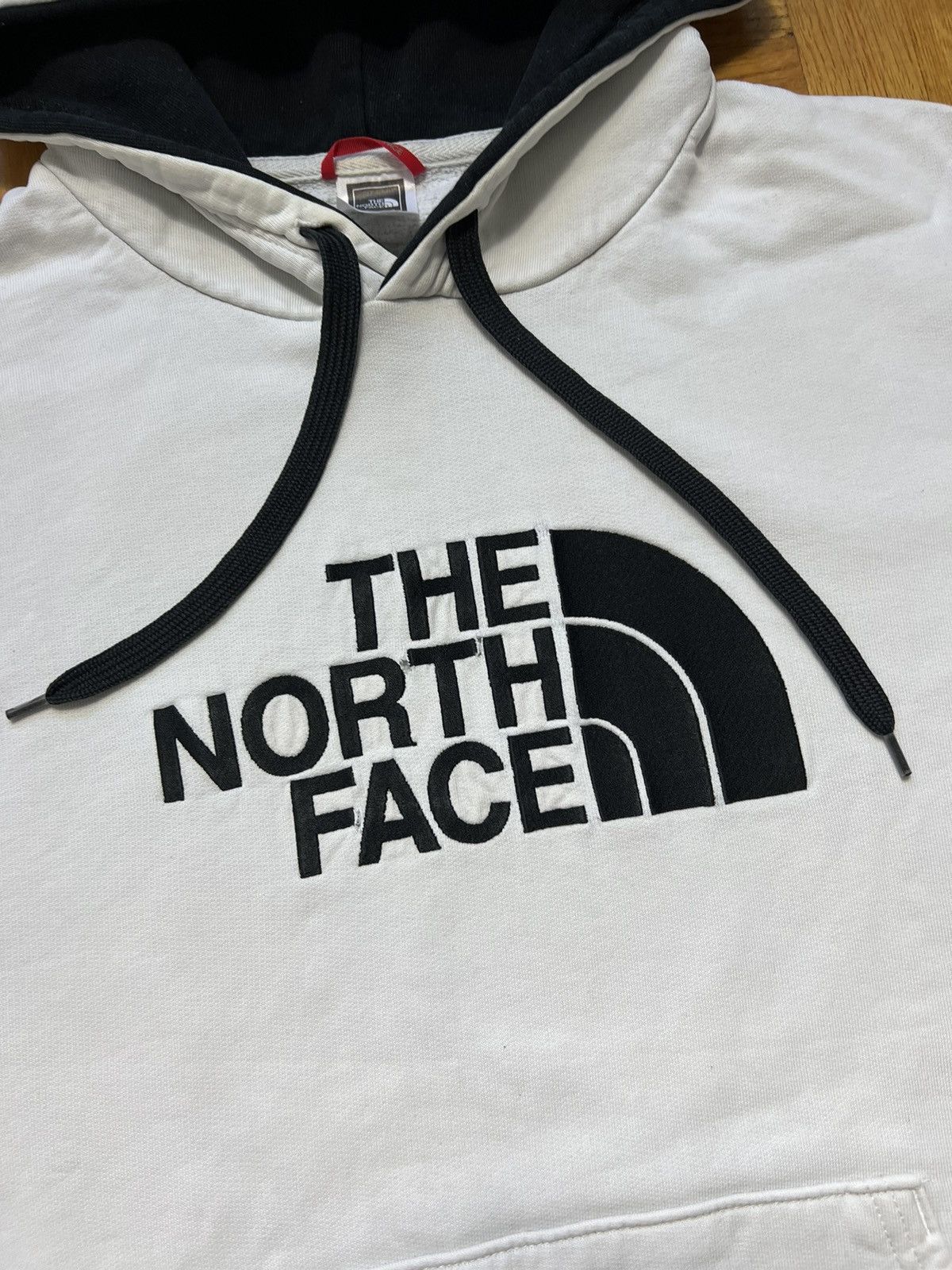 The North Face Hoodie The North Face TNF white black big logo Size US M / EU 48-50 / 2 - 2 Thumbnail
