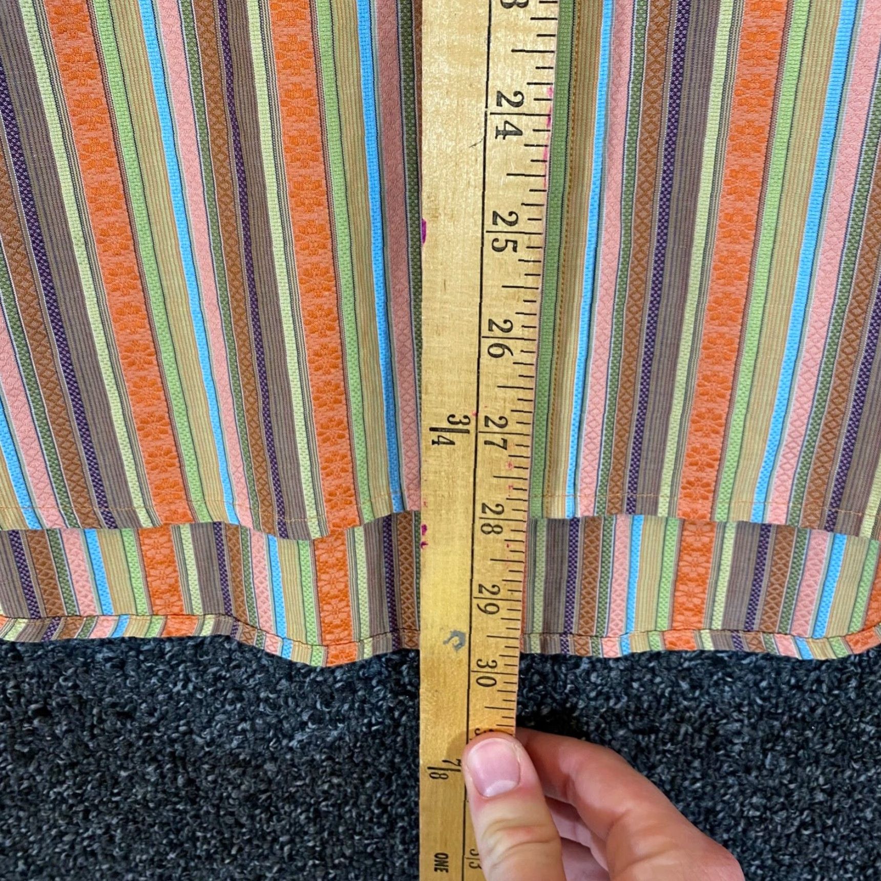 Robert Graham Robert Graham Shirt Mens XL Multicolor Striped Button Up Outdoors Designer L/S Size US XL / EU 56 / 4 - 4 Thumbnail