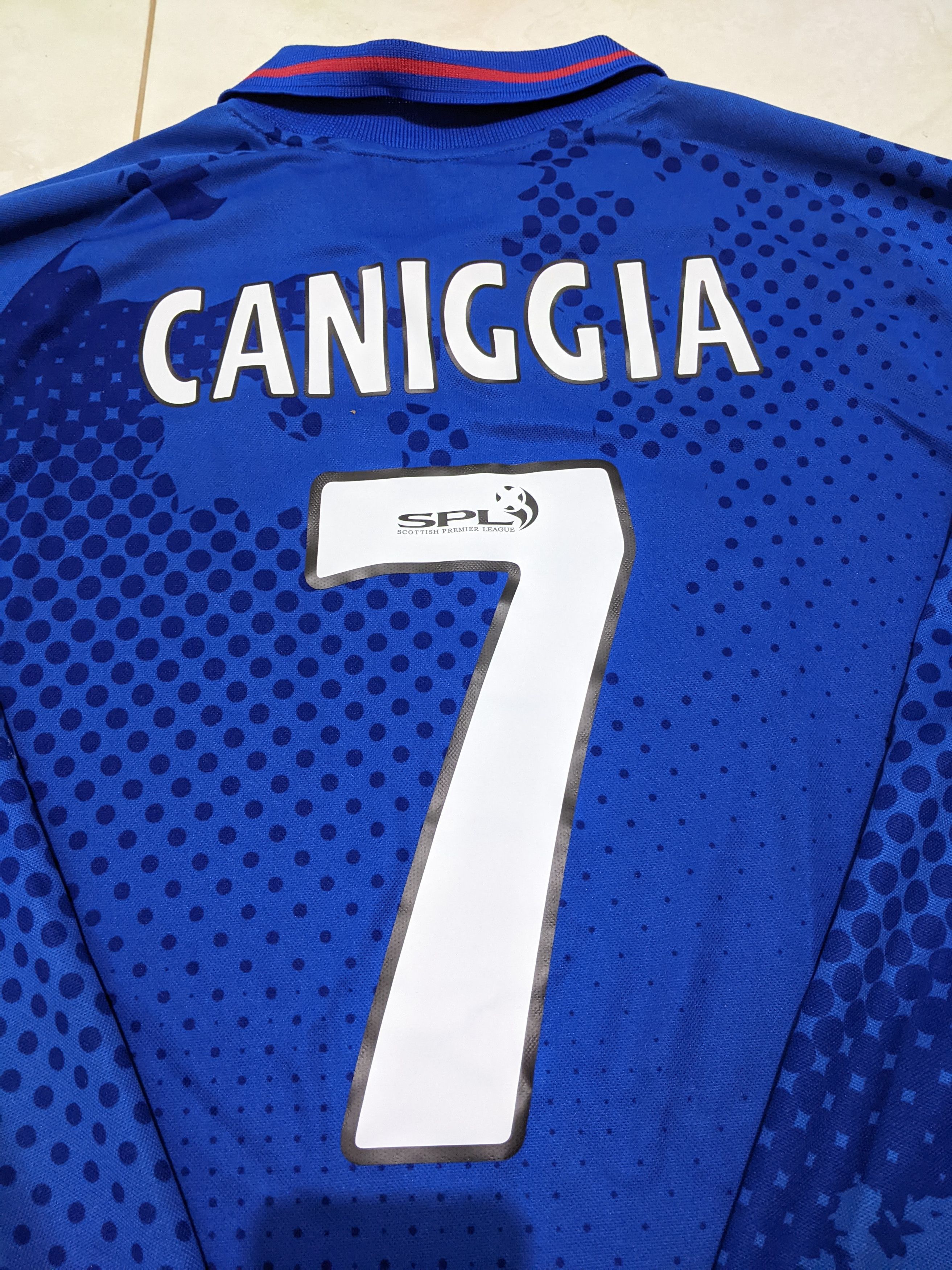 Nike Rangers home 2002-03 CANIGGIA Jersey football shirt Size US L / EU 52-54 / 3 - 3 Thumbnail