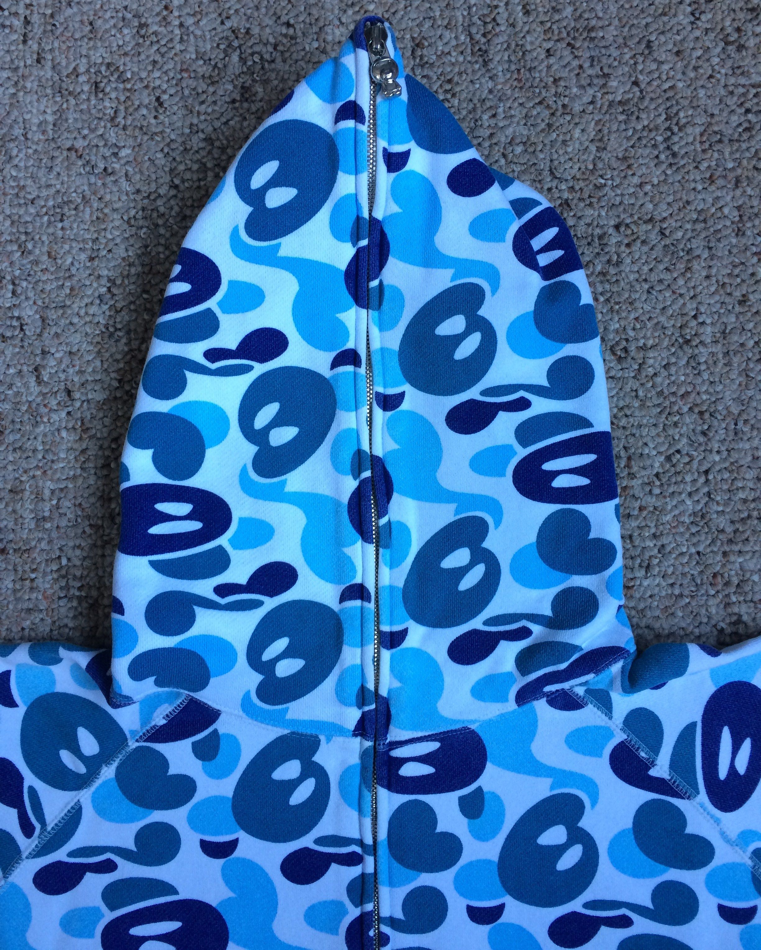 Bape F/W 2006 Bape Baby Milo Blue Camo Full Zip Hoodie Size US M / EU 48-50 / 2 - 2 Thumbnail