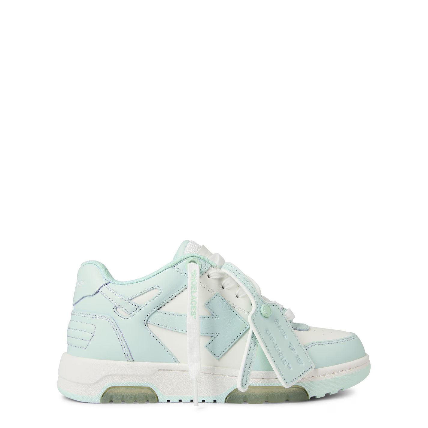 Off-White o1g2r1mq1224 Office Trainer in White & SeaFoa Size US 11 / IT 41 - 1 Thumbnail