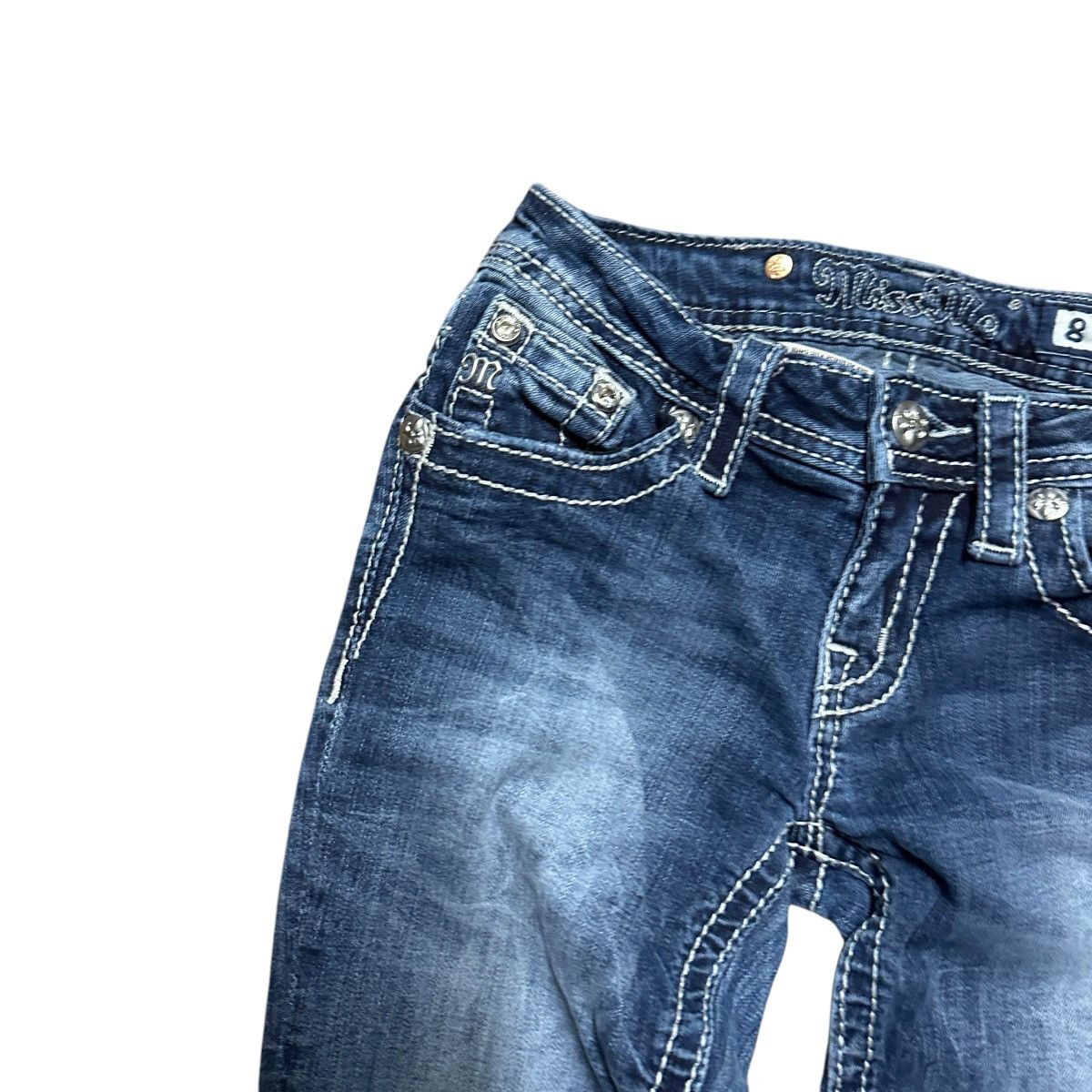 Miss Me Women’s Y2K Miss Me Skinny Blue Denim Jeans Size 30" / US 8 / IT 44 - 4 Thumbnail