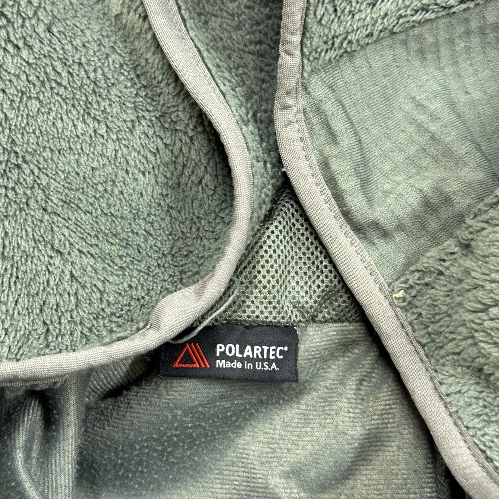 Vintage VINTAGE Polartec Fleece Jacket Mens XS Short Green ECWCS Gen III Cold Weather USGI Size US 27 - 3 Thumbnail