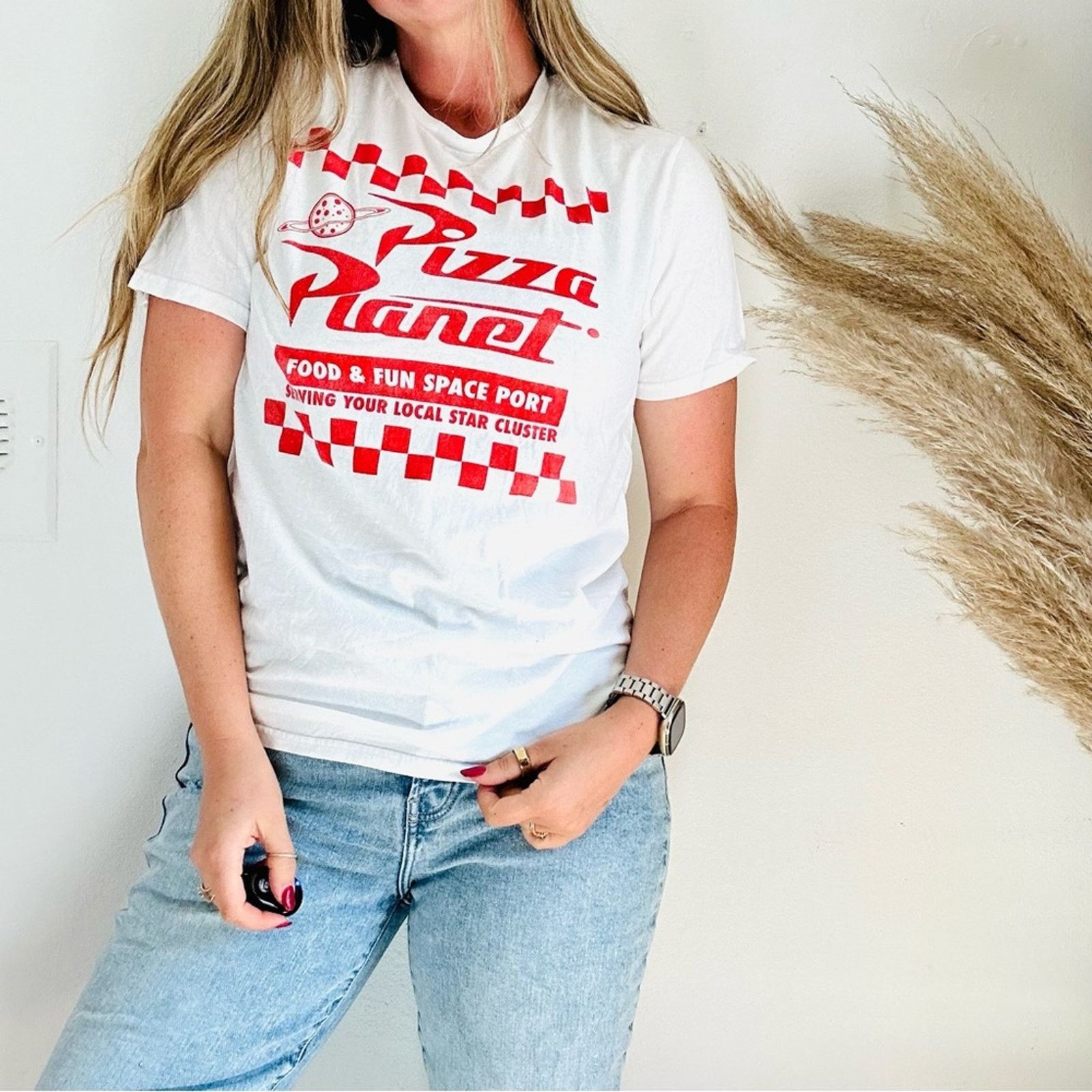 Disney DISNEYLAND Disney White Red Toy Story Pizza Port Tee Shirt Size M / US 6-8 / IT 42-44 - 10 Thumbnail