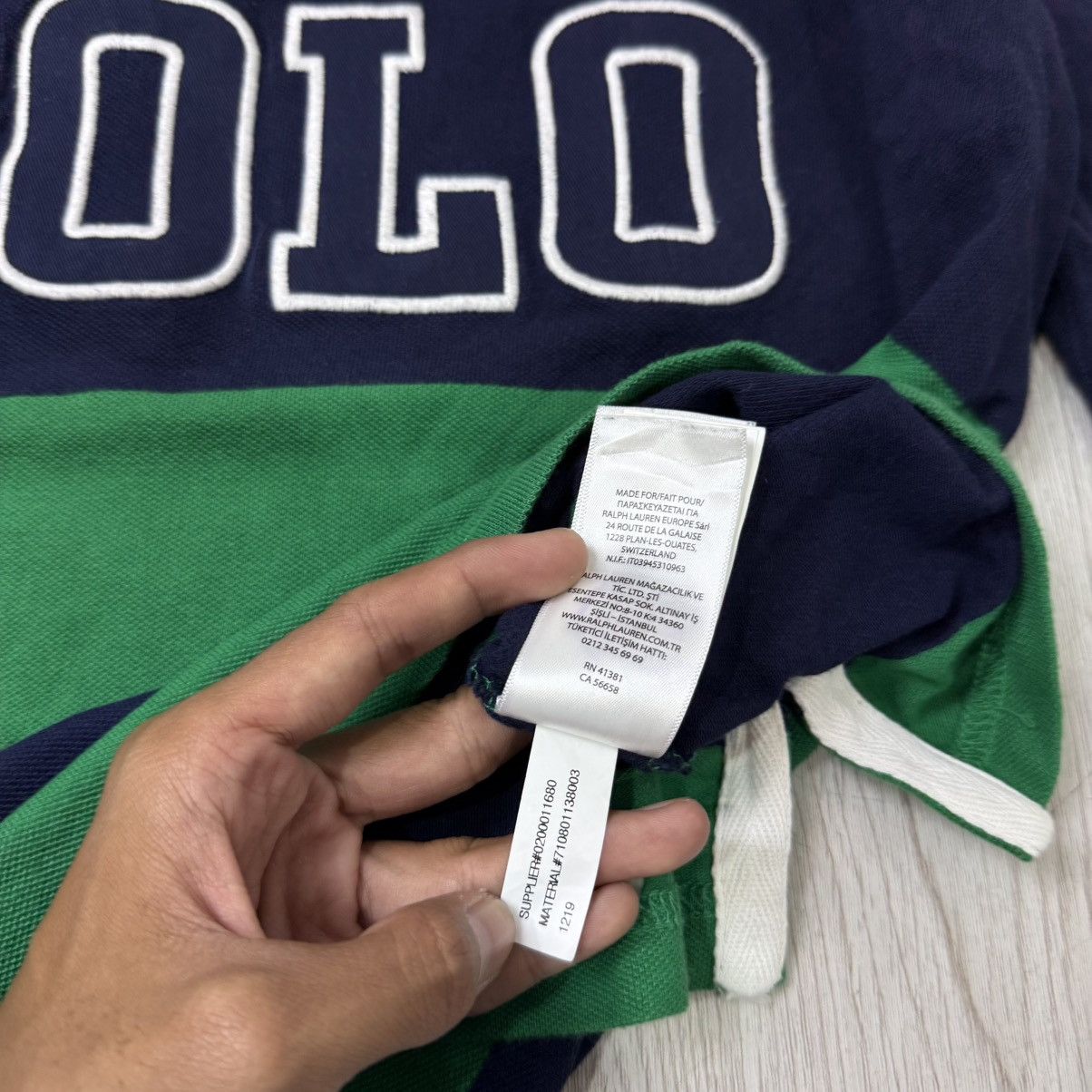 Polo Ralph Lauren POLO RALPH LAUREN Rugby poloshirt stripe Size US L / EU 52-54 / 3 - 7 Thumbnail