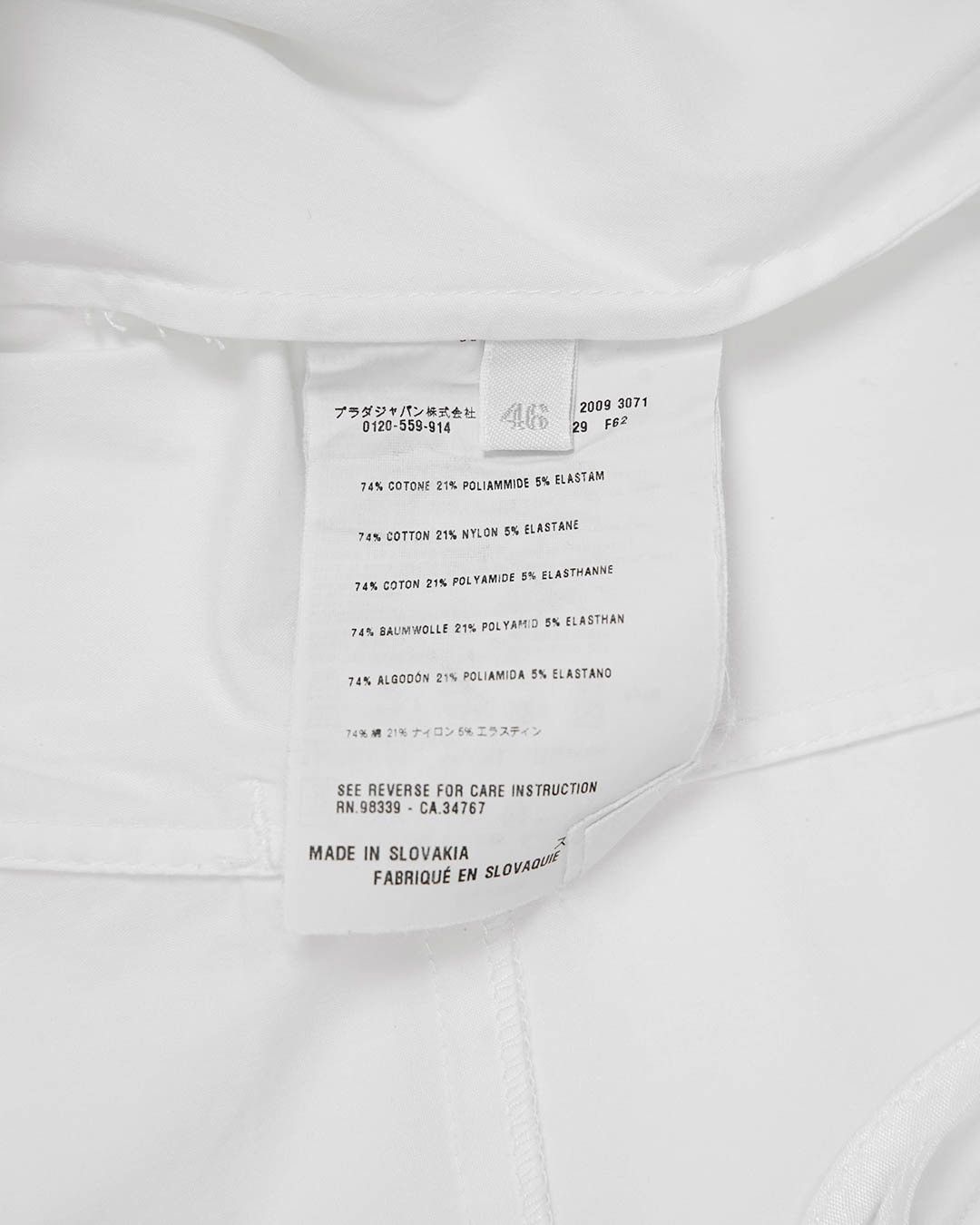 Prada Prada 1995 White Belted Dress Size L / US 10 / IT 46 - 12 Thumbnail