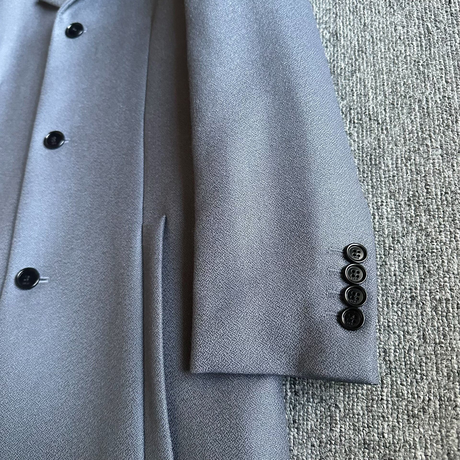 Dior dior wool coat in hazy blue Size US L / EU 52-54 / 3 - 2 Thumbnail