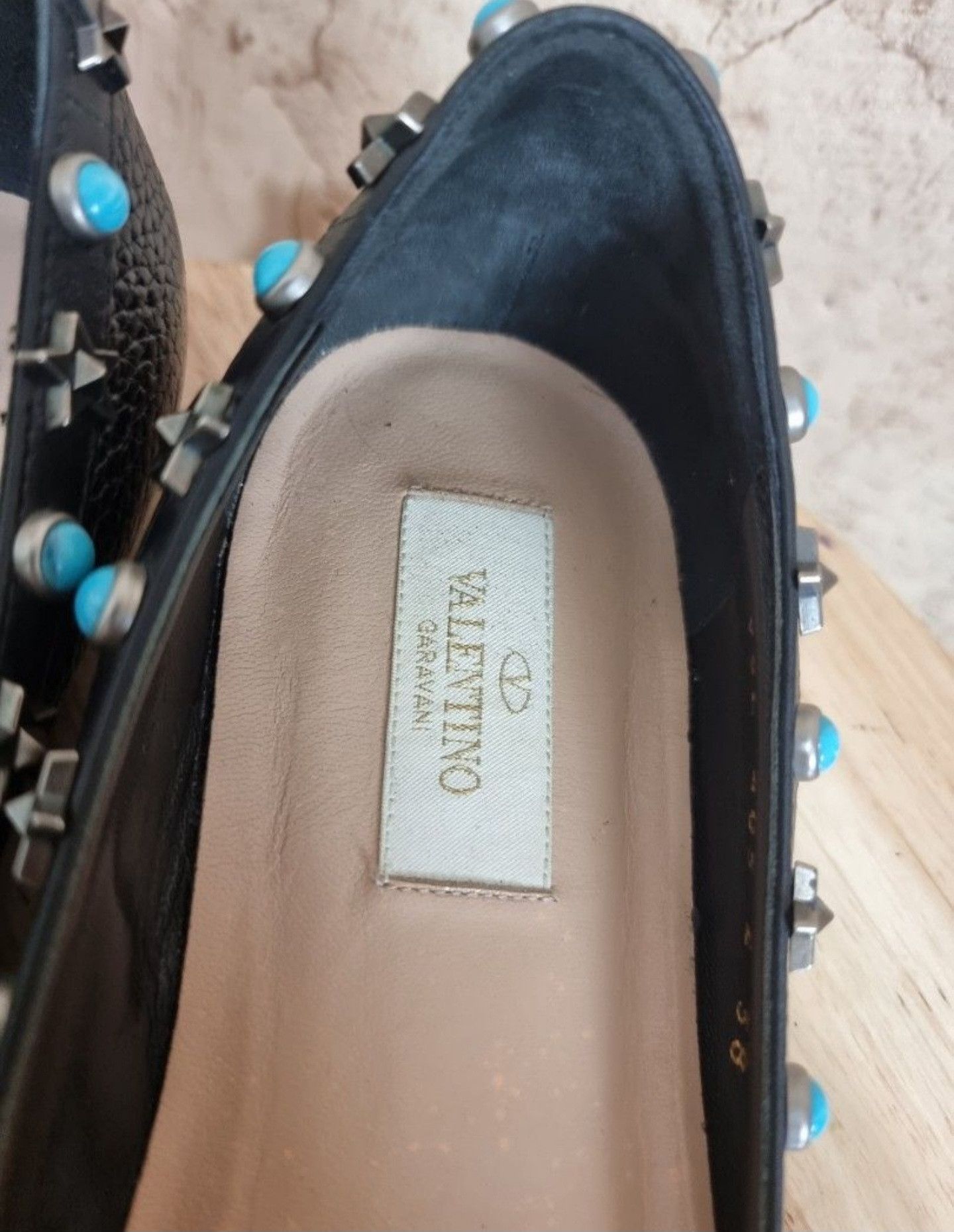 Valentino Valentino Garavani Rockstud Flats Size US 8 / IT 38 - 2 Thumbnail