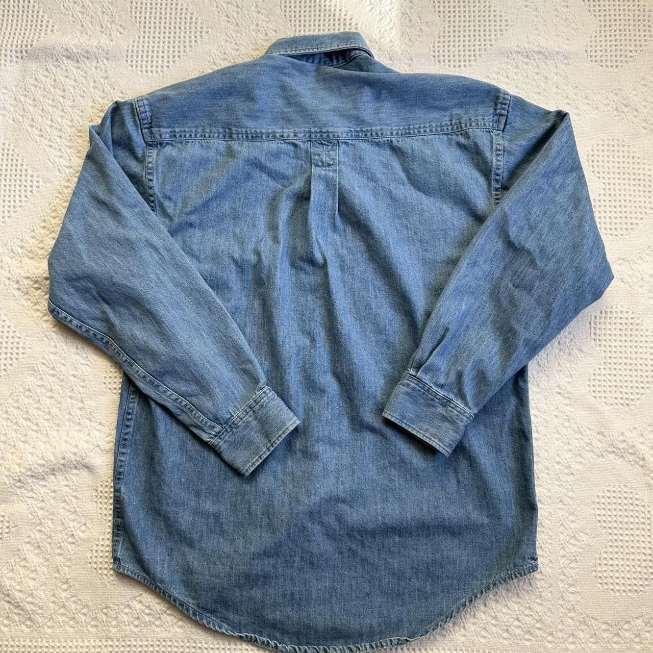 Other Vintage Mont-Tremblant Denim Shirt Mens S Blue Quebec Canada Size US S / EU 44-46 / 1 - 3 Thumbnail