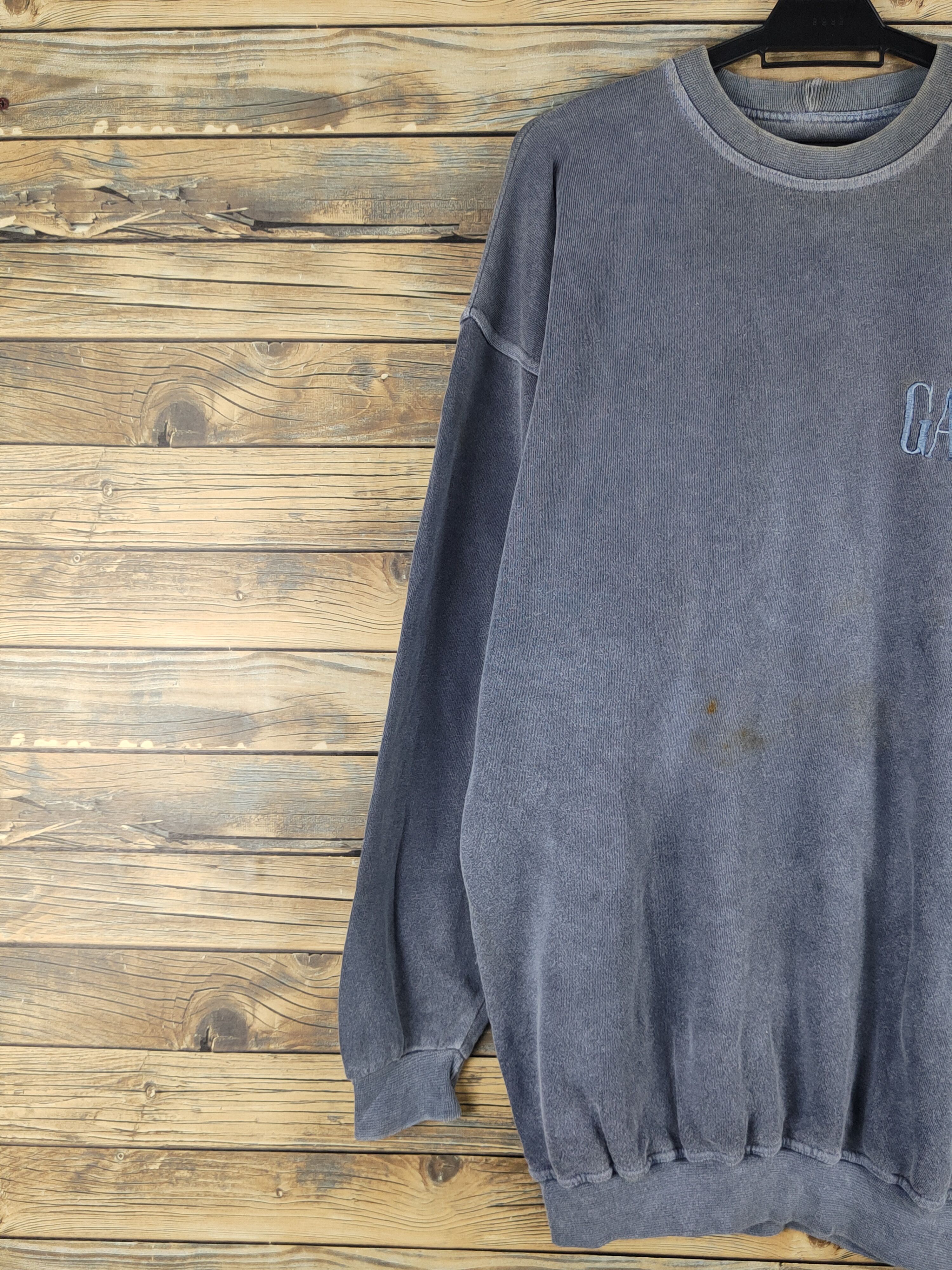 Gap Gap Dark Gray Faded vintage Sweatshirts #W1187 Size US M / EU 48-50 / 2 - 3 Thumbnail