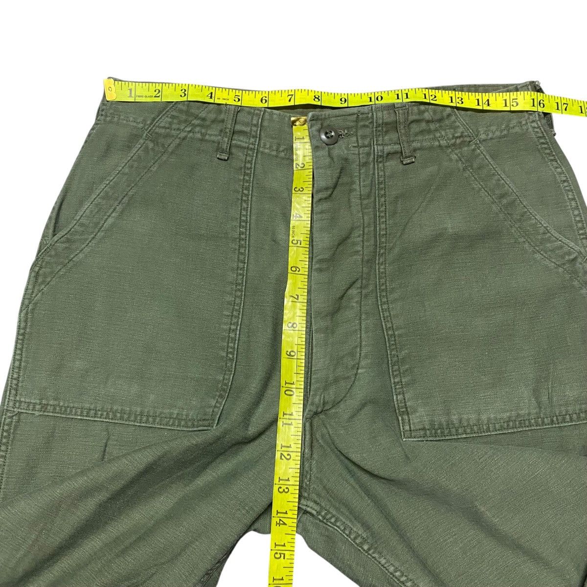 Vintage Vintage OG-107 Sateen US Army Fatigue Pants Size 32" / US 10 / IT 46 - 15 Thumbnail