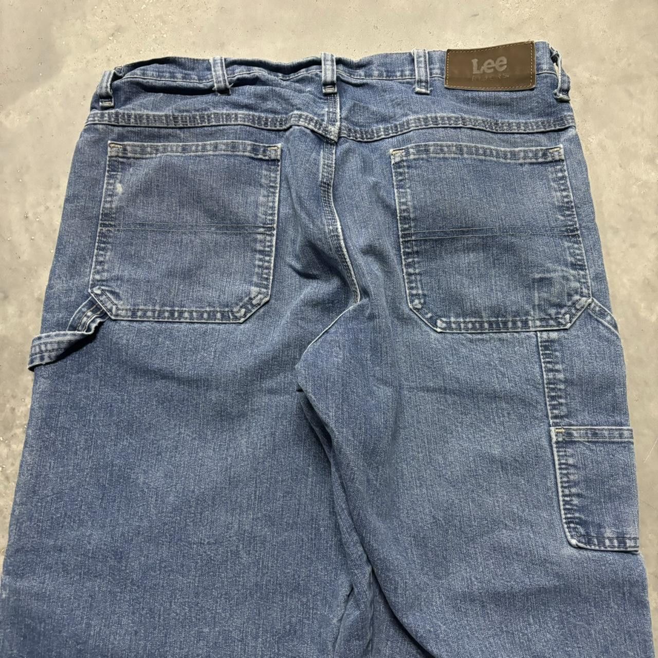 Japanese Brand × Vintage Crazy Vintage Y2K/2000s Medium Wash Skater Carpenter Denim Jeans! Size US 34 / EU 50 - 7 Thumbnail