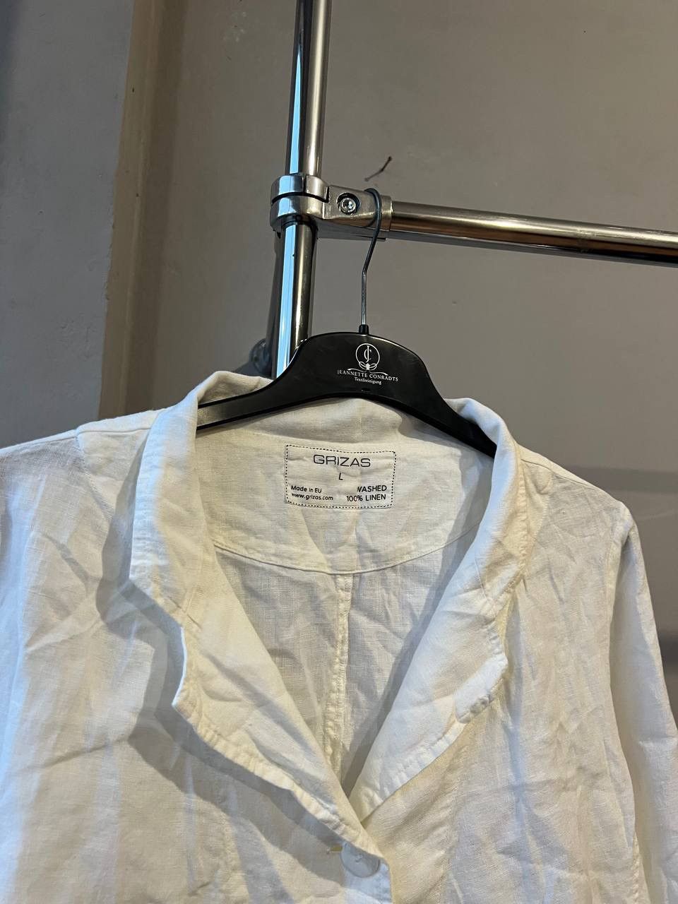 Japanese Brand GRIZAS LINEN WHITE RELAXED FIT BLAZER JACKET JAPANESE SIZE L Size L / US 10 / IT 46 - 6 Thumbnail