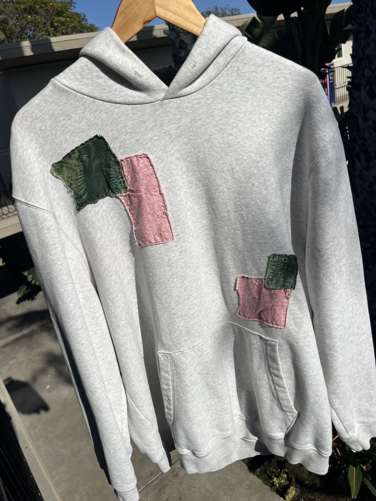 Japanese Brand × Vintage Patch Work hoodie Size US L / EU 52-54 / 3 - 4 Thumbnail