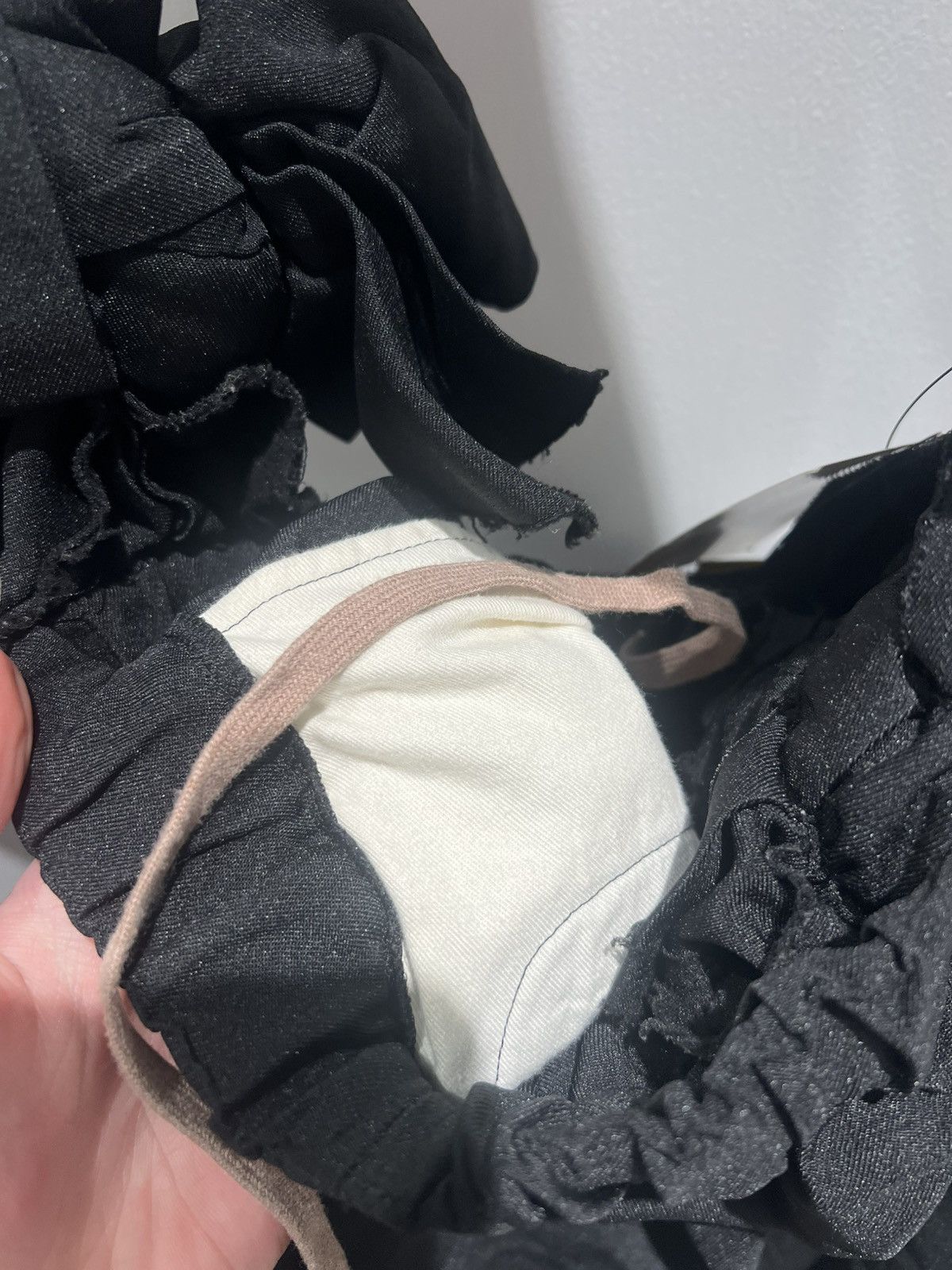 Comme des Garcons Archive Comme des Garçons Ruched Knot Strap Garment 99-2003 Size M / US 6-8 / IT 42-44 - 4 Thumbnail