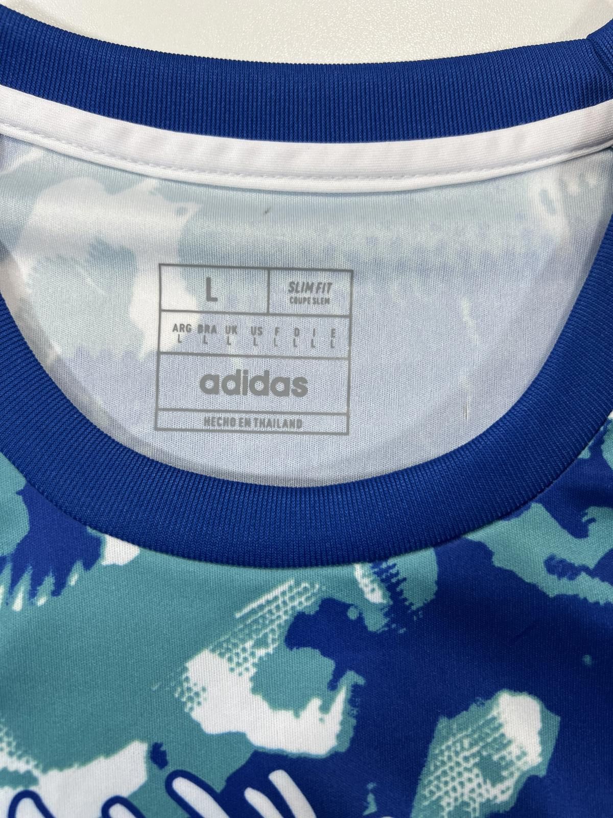 Adidas Adidas Real Madrid Soccer Jersey - Blue Camo, Size Large Size US L / EU 52-54 / 3 - 3 Thumbnail