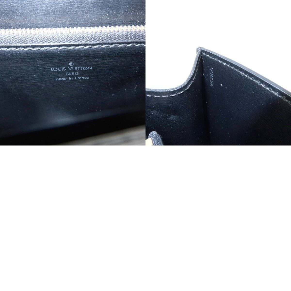 Louis Vuitton Louis Vuitton Epi Malesherbes Top Handle Bag Black Size ONE SIZE - 8 Thumbnail