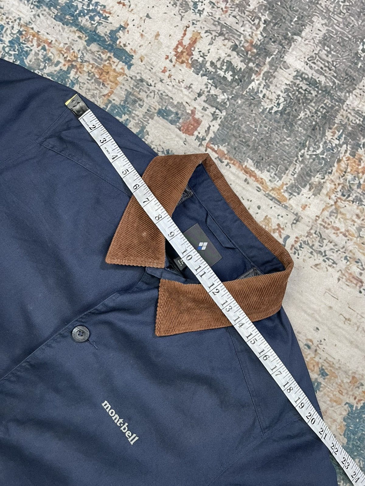 Montbell Mont-Bell Navy Country Down Jacket Size US L / EU 52-54 / 3 - 13 Thumbnail