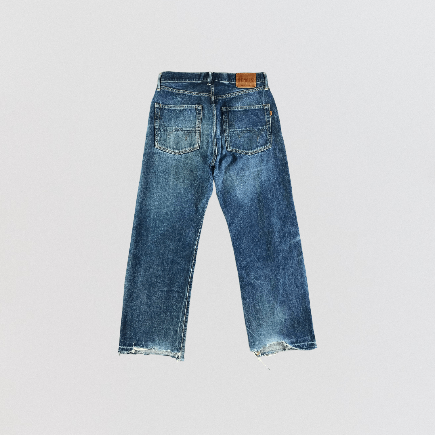 Edwin Vintage Blue Wash Edwin 505 Selvedge Jeans-JM3662 Size US 32 / EU 48 - 2 Thumbnail