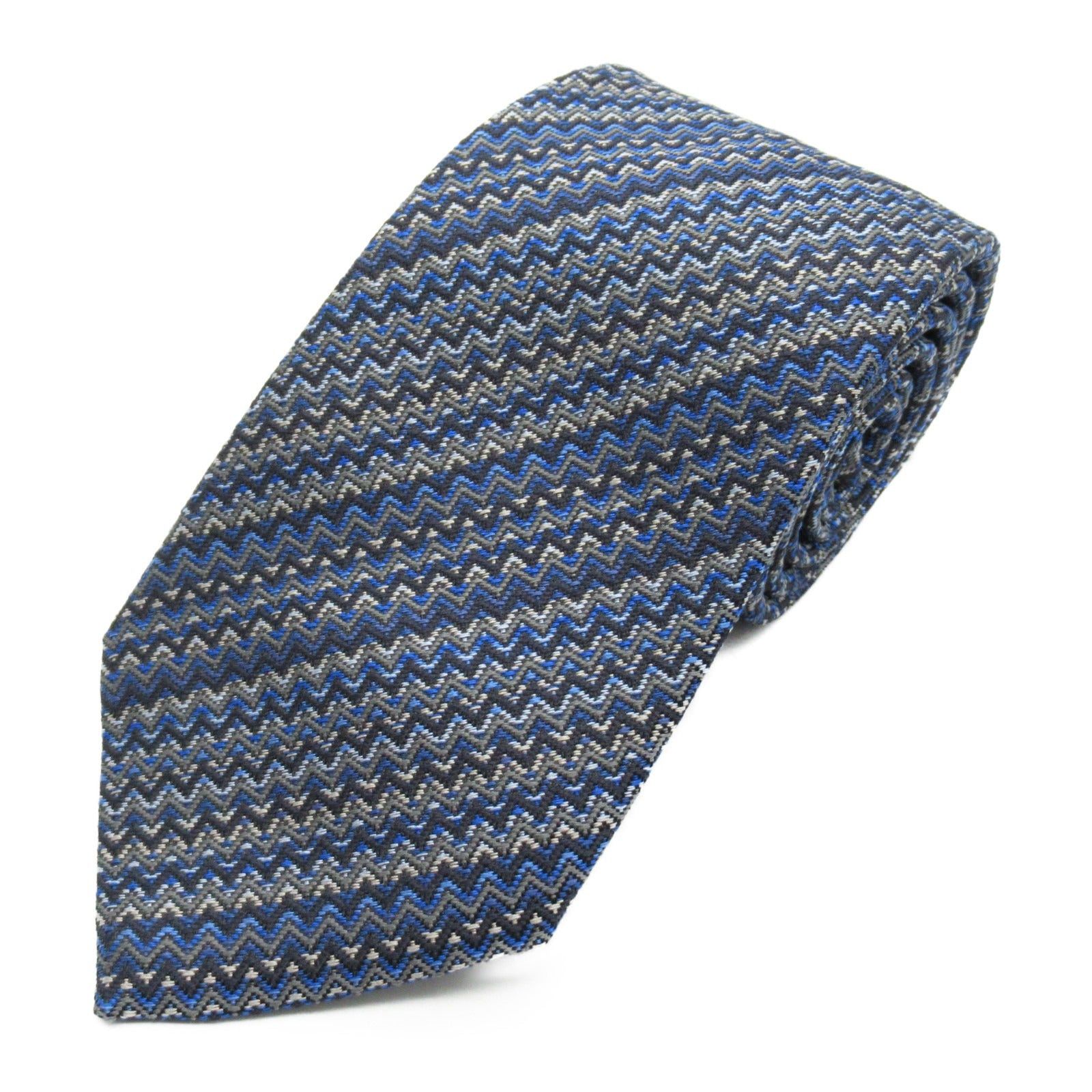 Missoni Missoni Tie Silk Blue Size ONE SIZE - 1 Thumbnail
