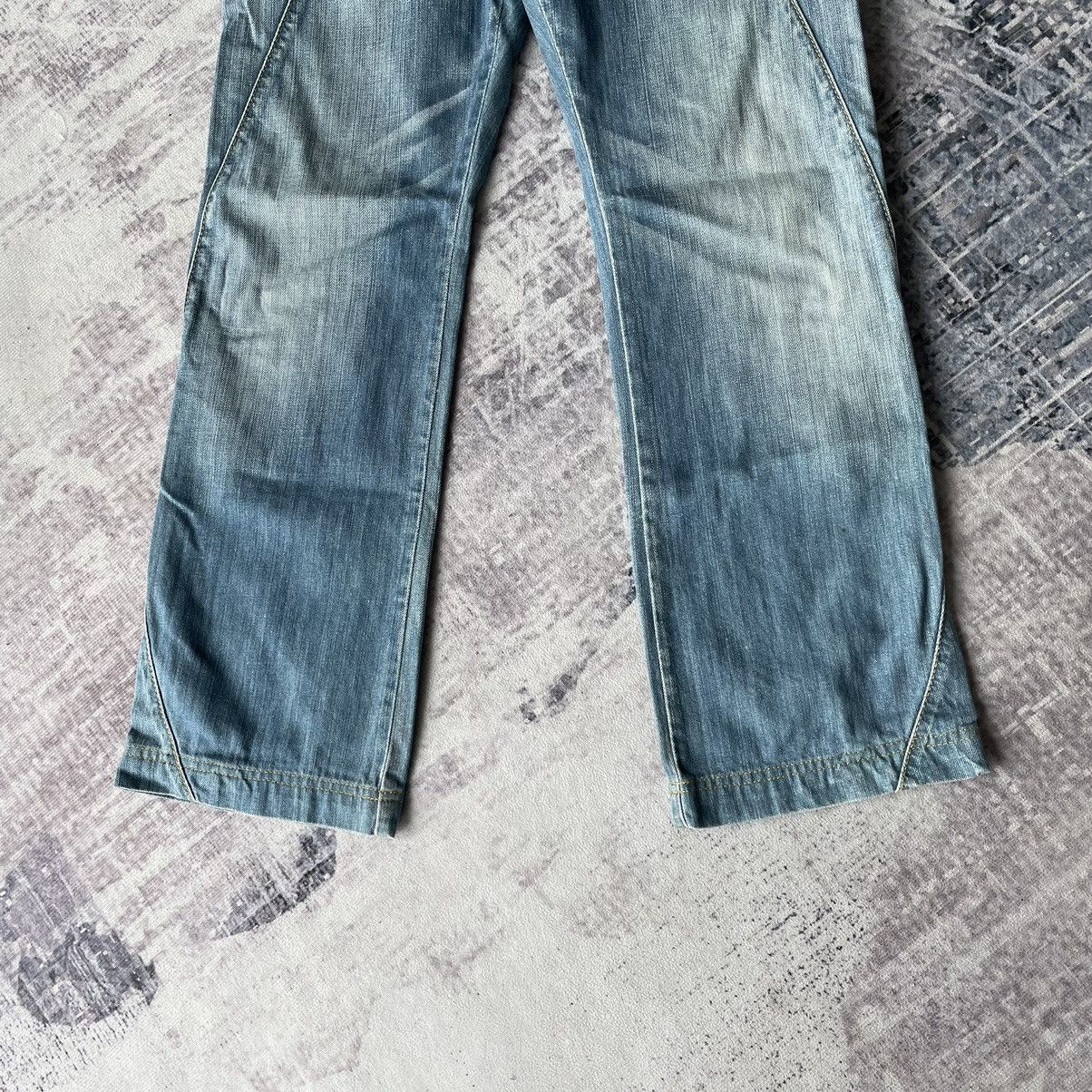 Hugo Boss Vintage Hugo Boss Flare Punk LGB Style Denim Jeans Size US 29 - 5 Thumbnail