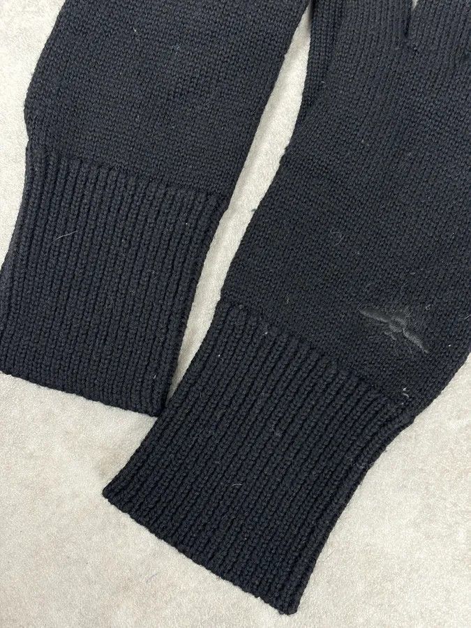 Dior AW2008 Dior Black Premium Wool Gloves Size ONE SIZE - 7 Thumbnail