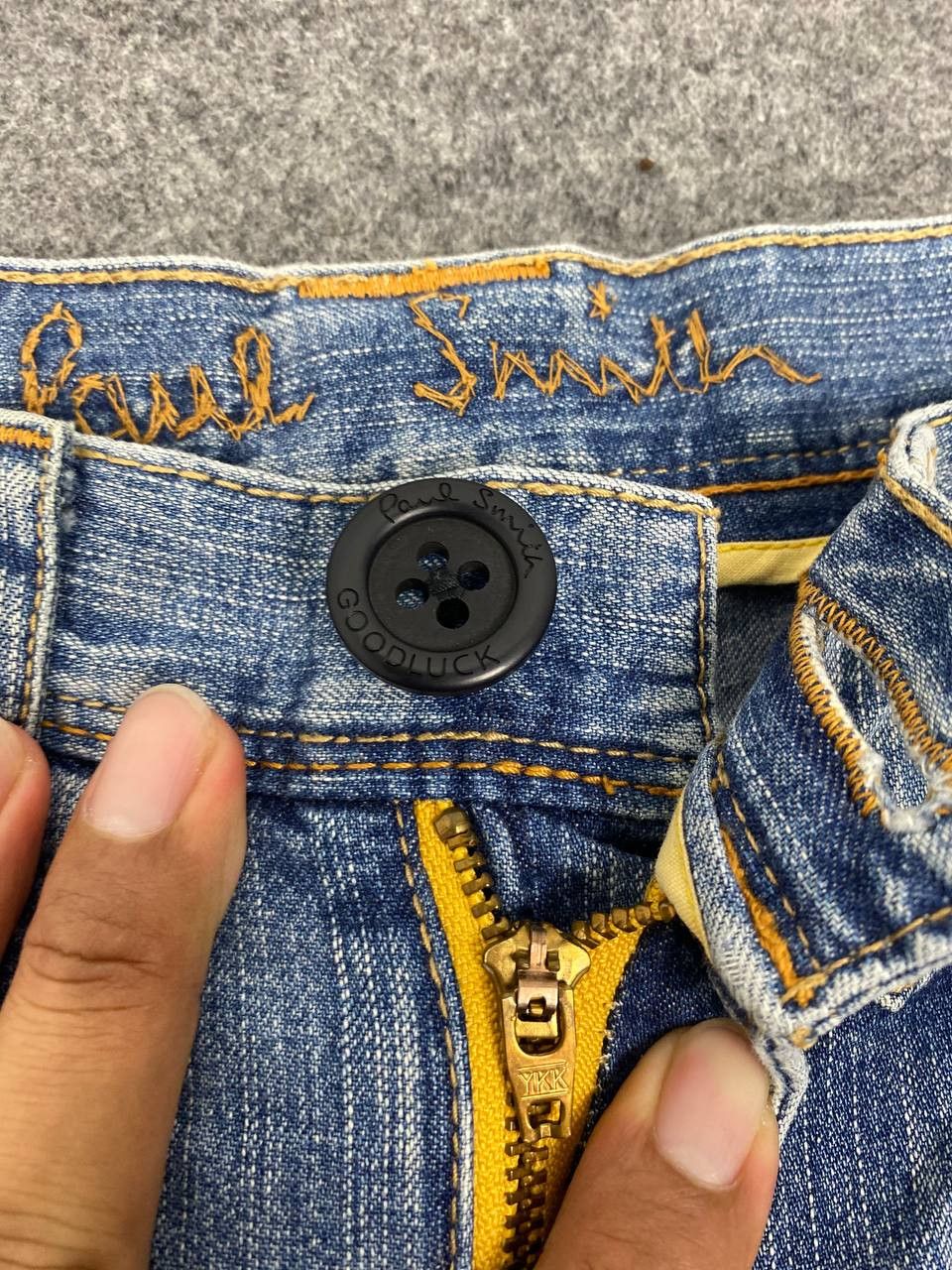 Paul Smith paul smith bootcut flare distressed denim nice design Size 30" / US 8 / IT 44 - 11 Thumbnail
