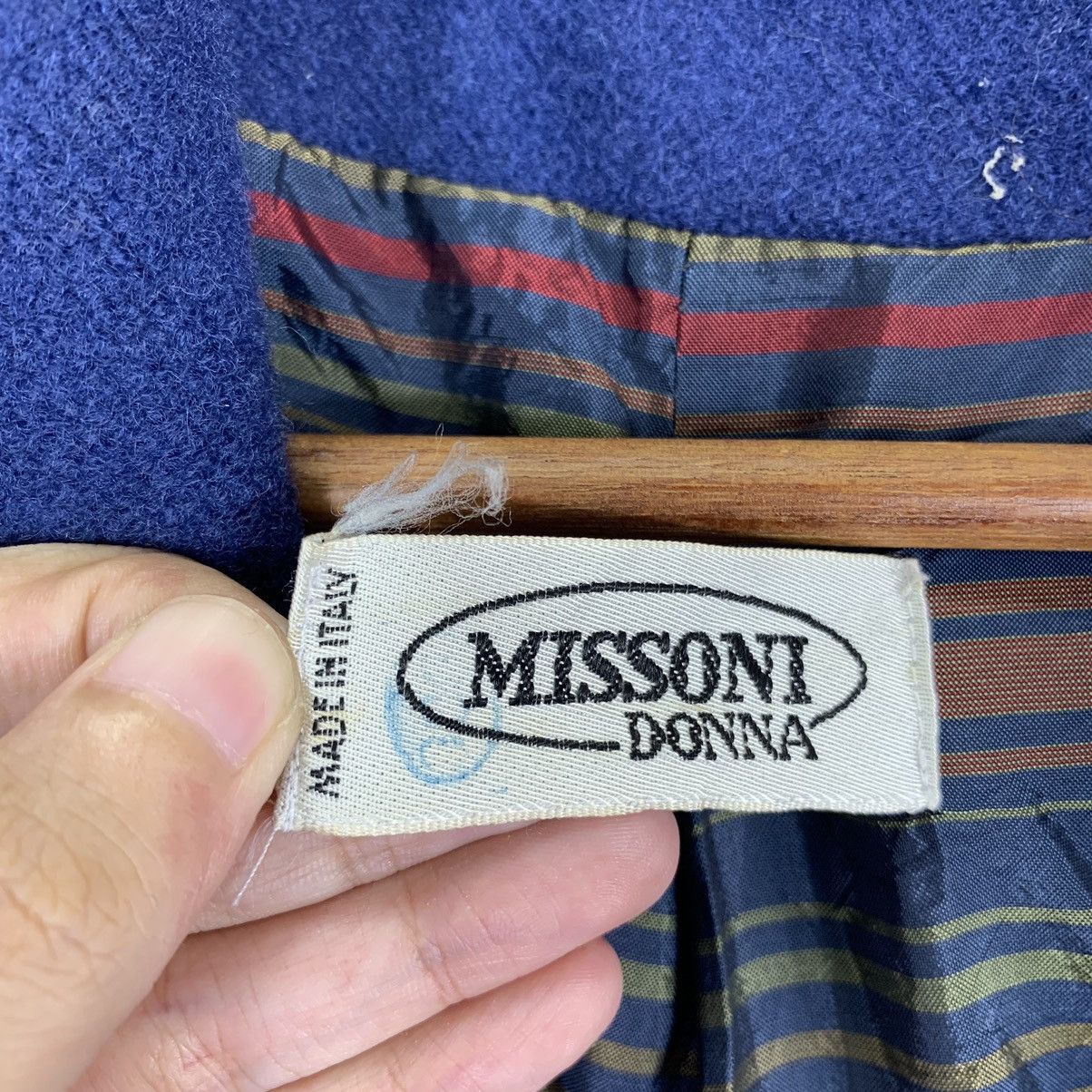 Missoni Vintage Missoni Donna Wool Heavy Coat Size US XL / EU 56 / 4 - 7 Thumbnail