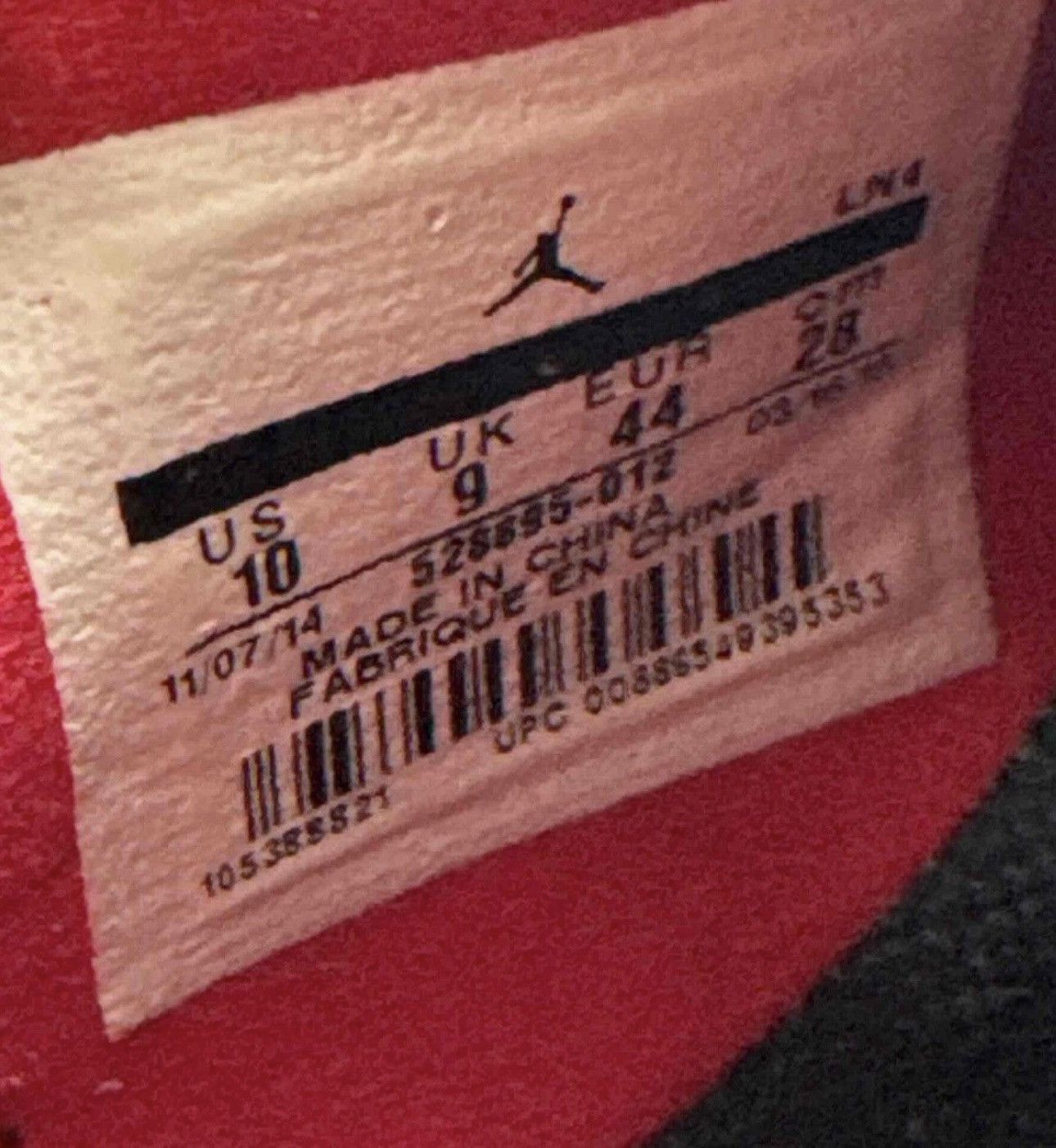 Nike Nike Air Jordan 11 Retro Low Bred 2015 Men’s Size 10 Size US 10 / EU 43 - 8 Thumbnail