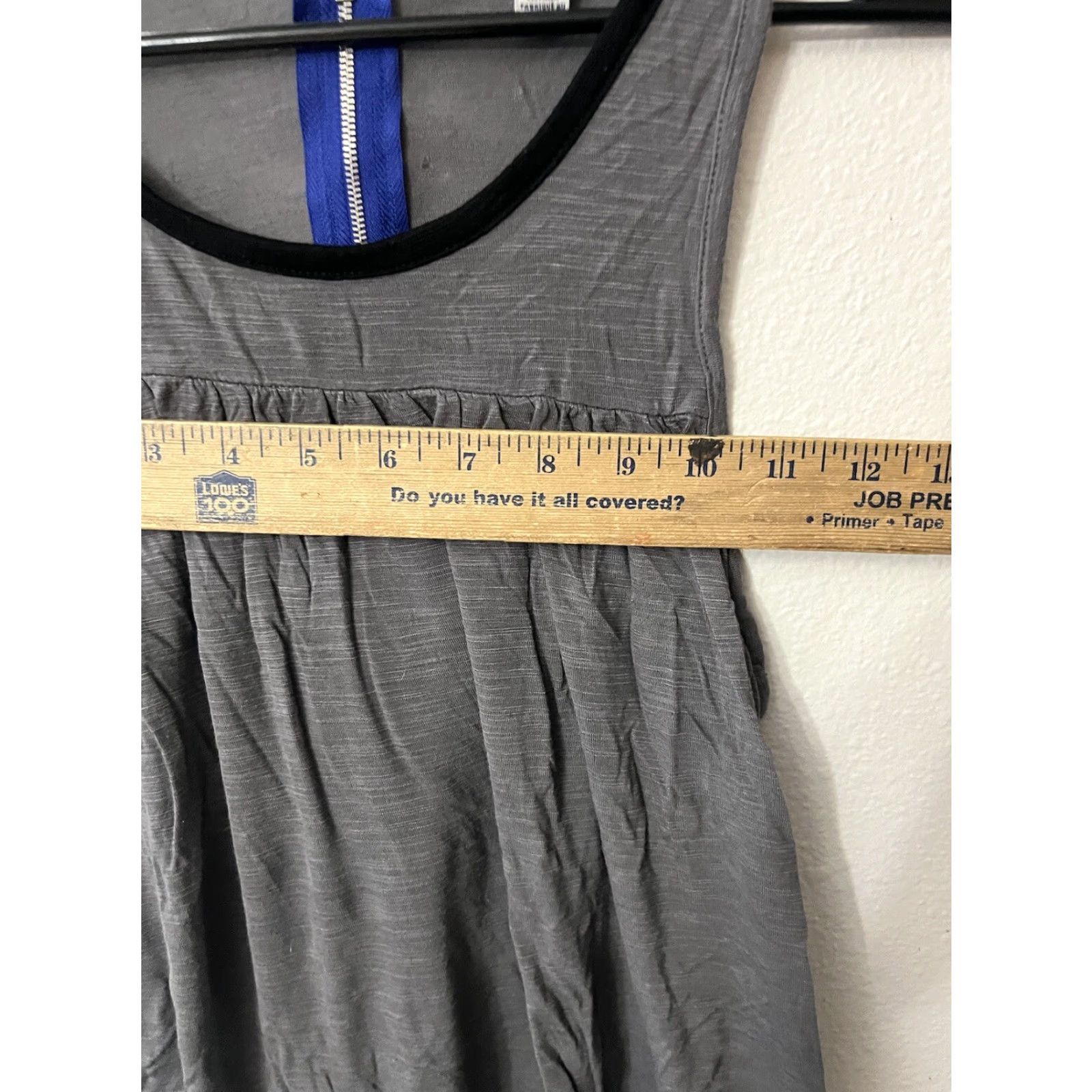 American Eagle Outfitters American Eagle Zipper Back Tank Top Gray Size Small Size S / US 4 / IT 40 - 4 Thumbnail