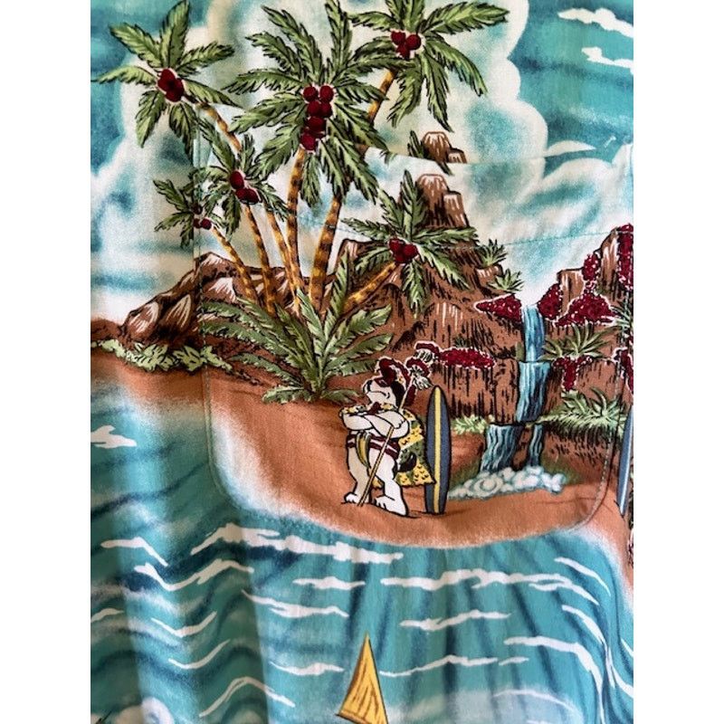 Big Dogs Big Dogs Hawaiian Shirt Small Rayon Island Surf Print Y2K Size US S / EU 44-46 / 1 - 3 Thumbnail