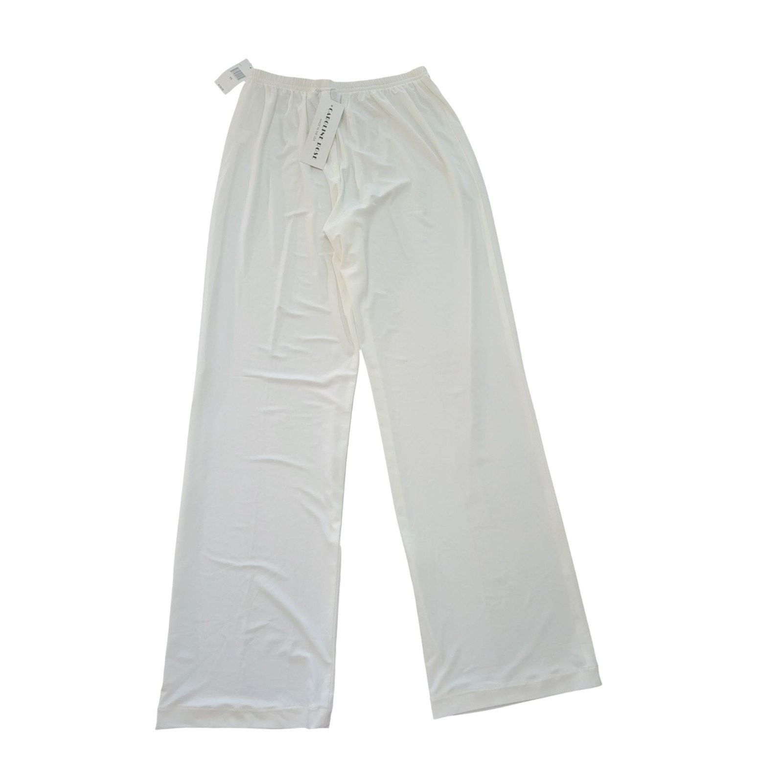 Carolina K Caroline Rose Pants Ivory White Suzette Straight-Leg Sz XS Size 25" / US 0 / IT 36 - 6 Thumbnail